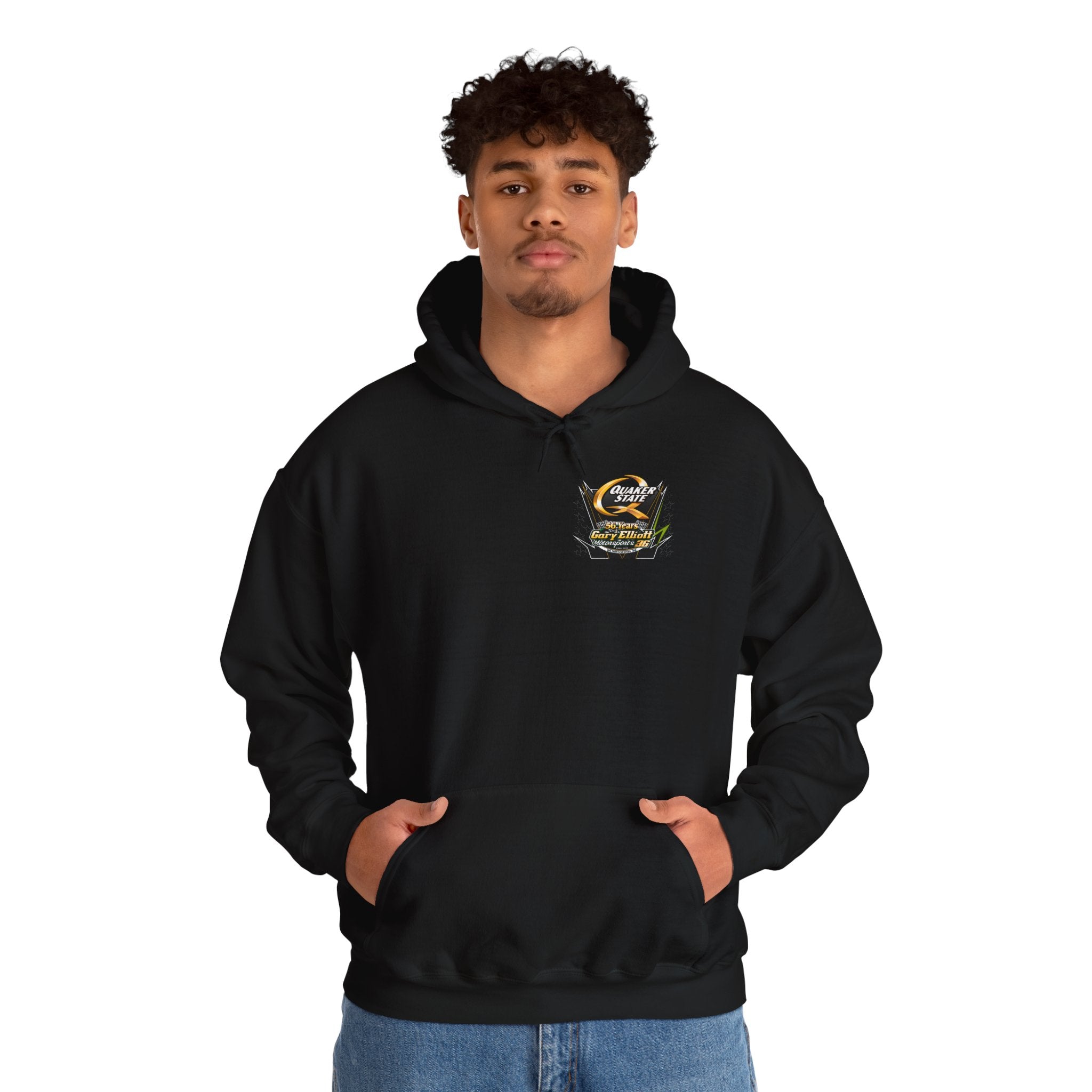 Gary Elliott Motorsports 50 Years Adult Hoodie