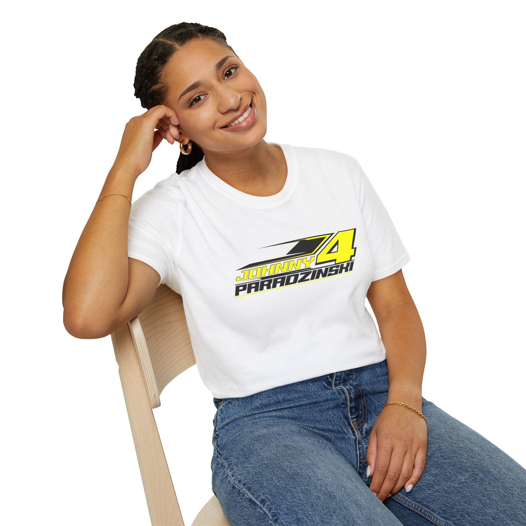 Johnny Paradzinski Racing Adult Tshirt