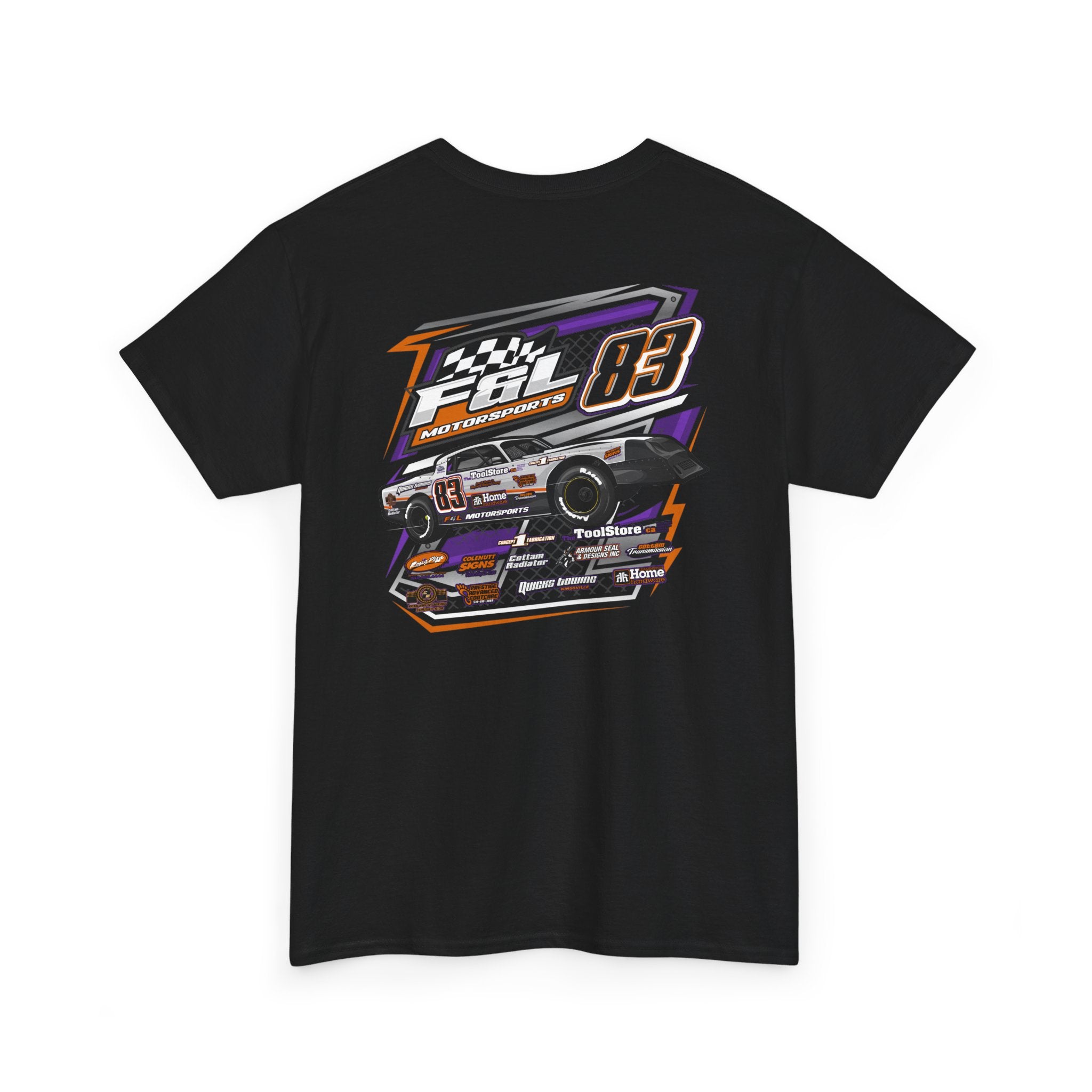 F&L Motorsports Adult Heavy Cotton Tee