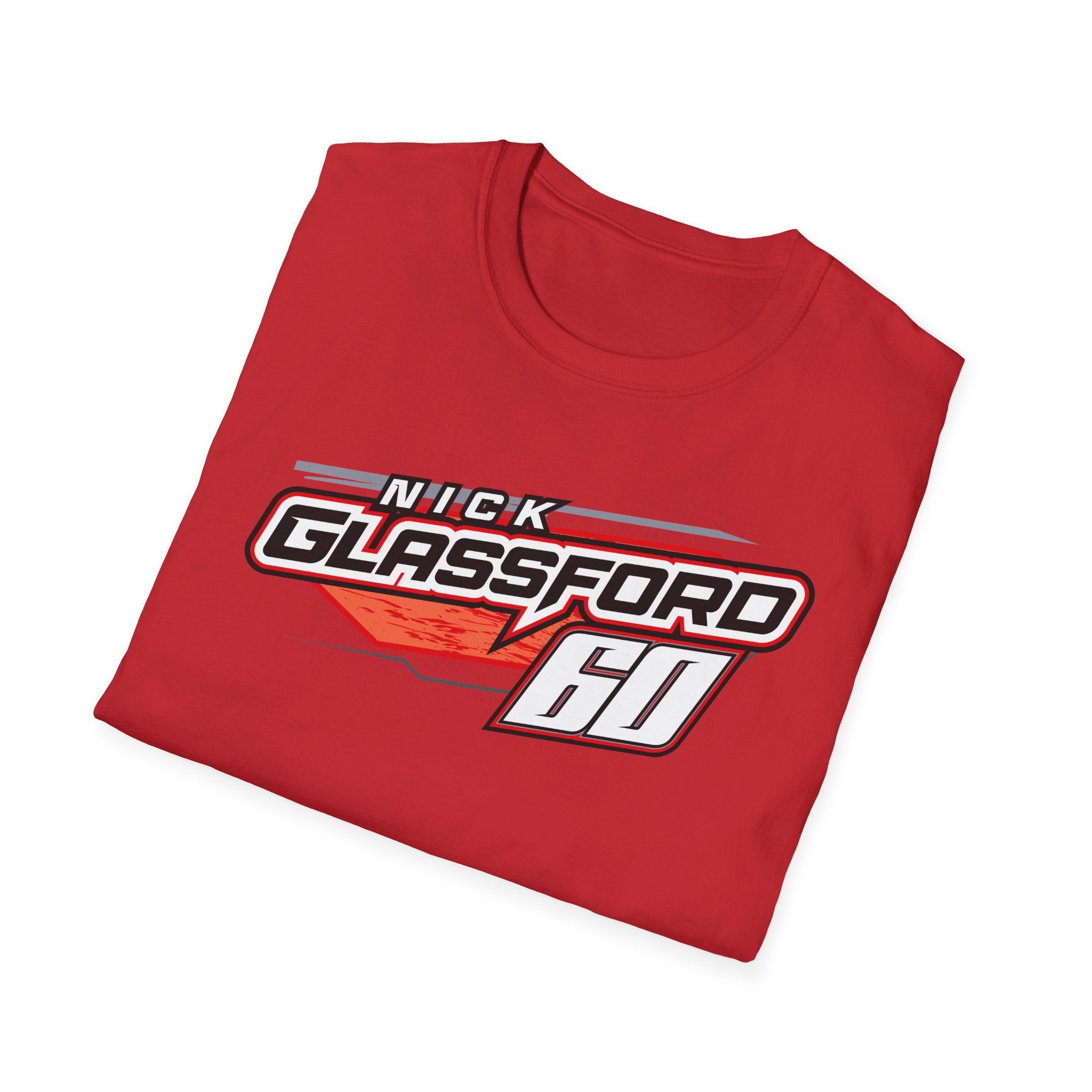 Nick Glassford Racing softstyle Adult tshirt