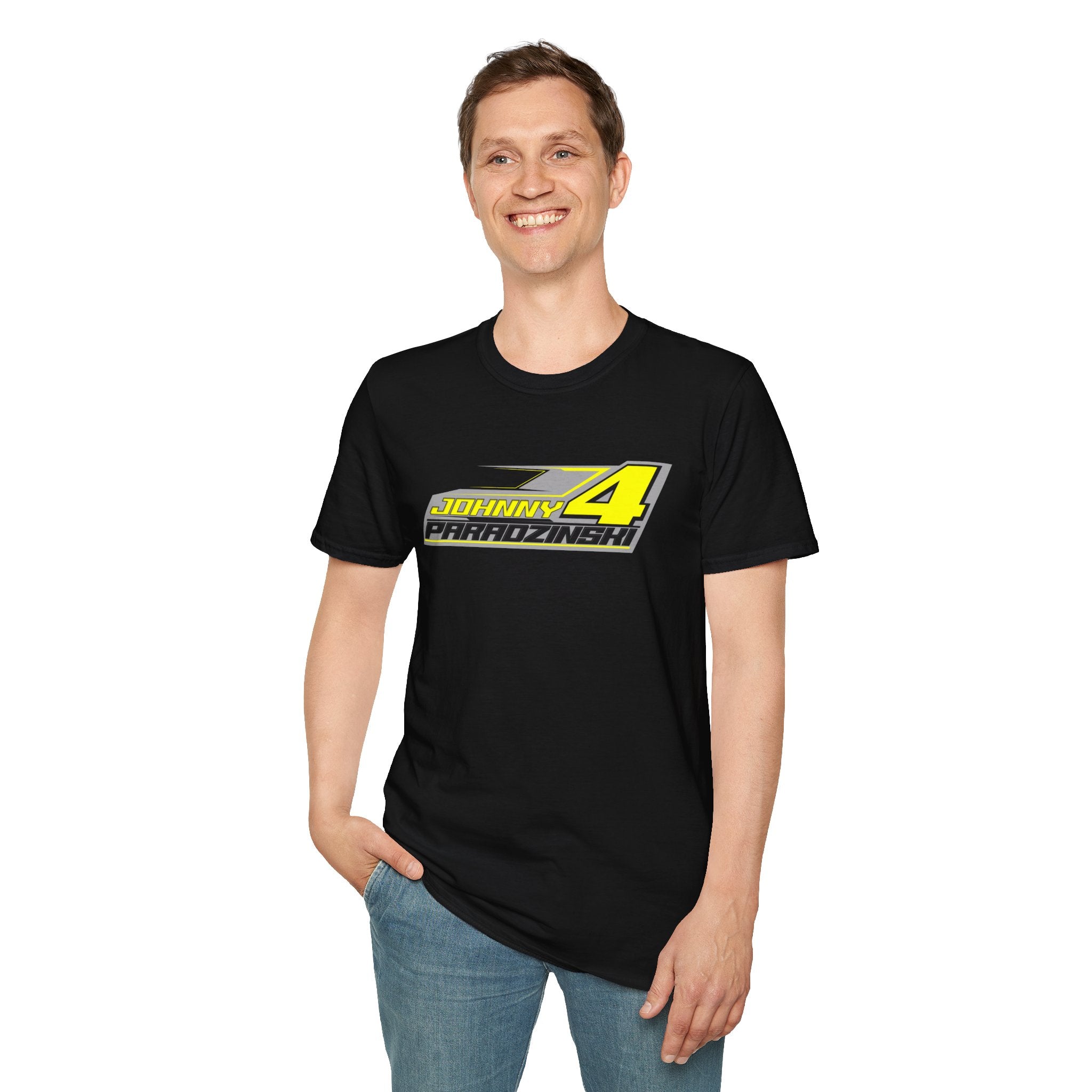 Johnny Paradzinski Racing Adult Tshirt