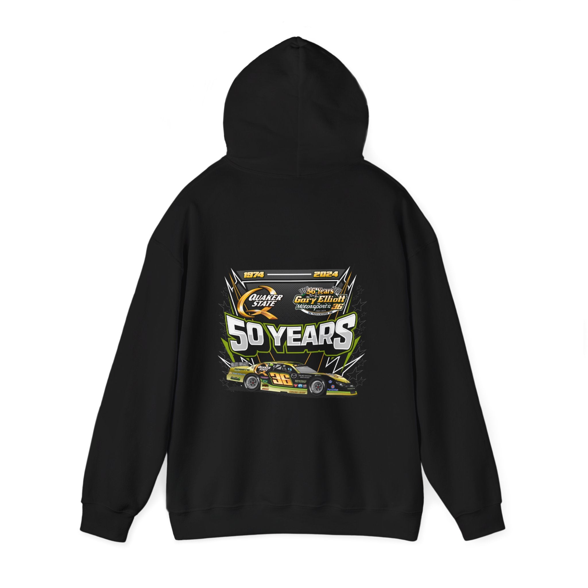 Gary Elliott Motorsports 50 Years Adult Hoodie