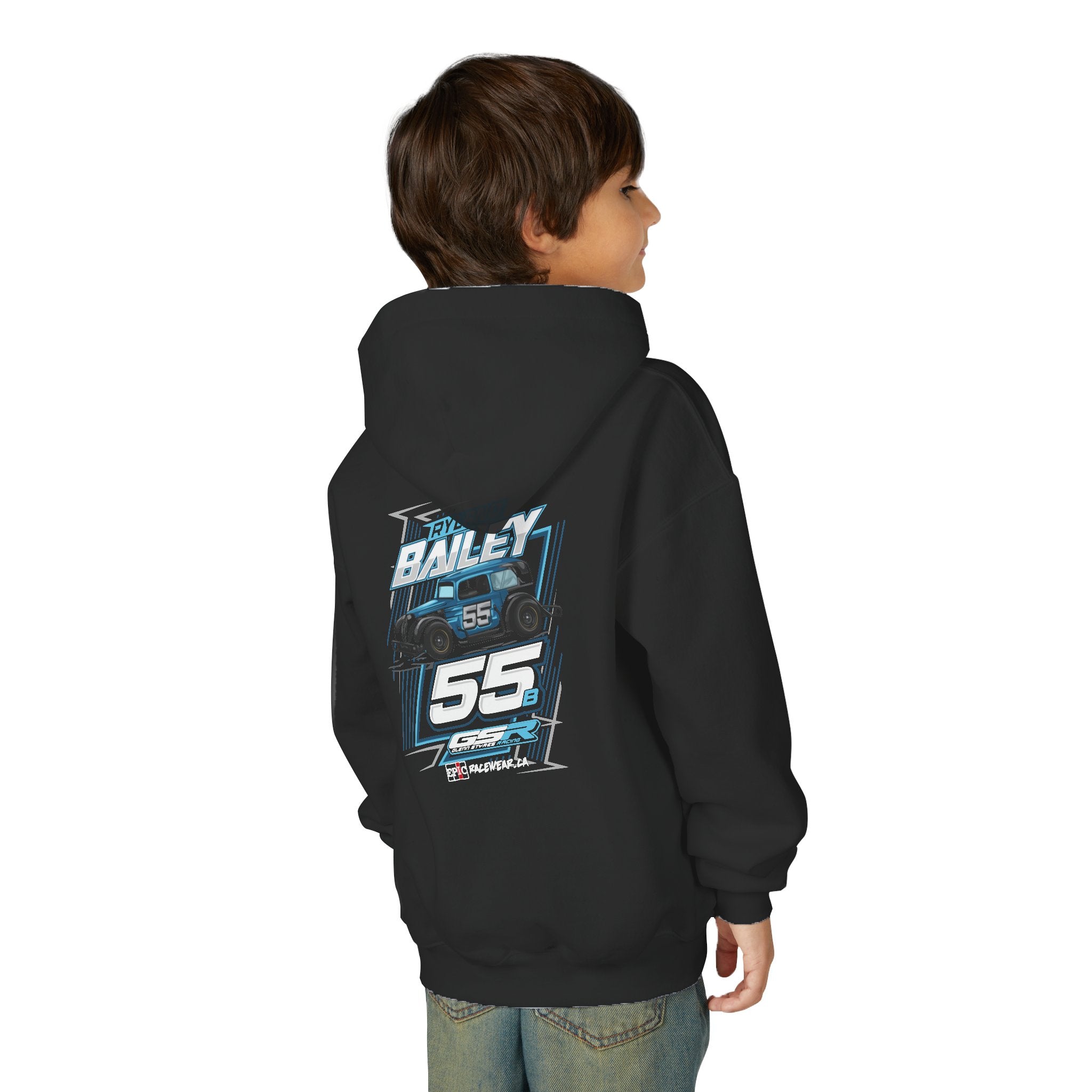 Ryland Bailey Legends Racing Youth Gildan Hoodie