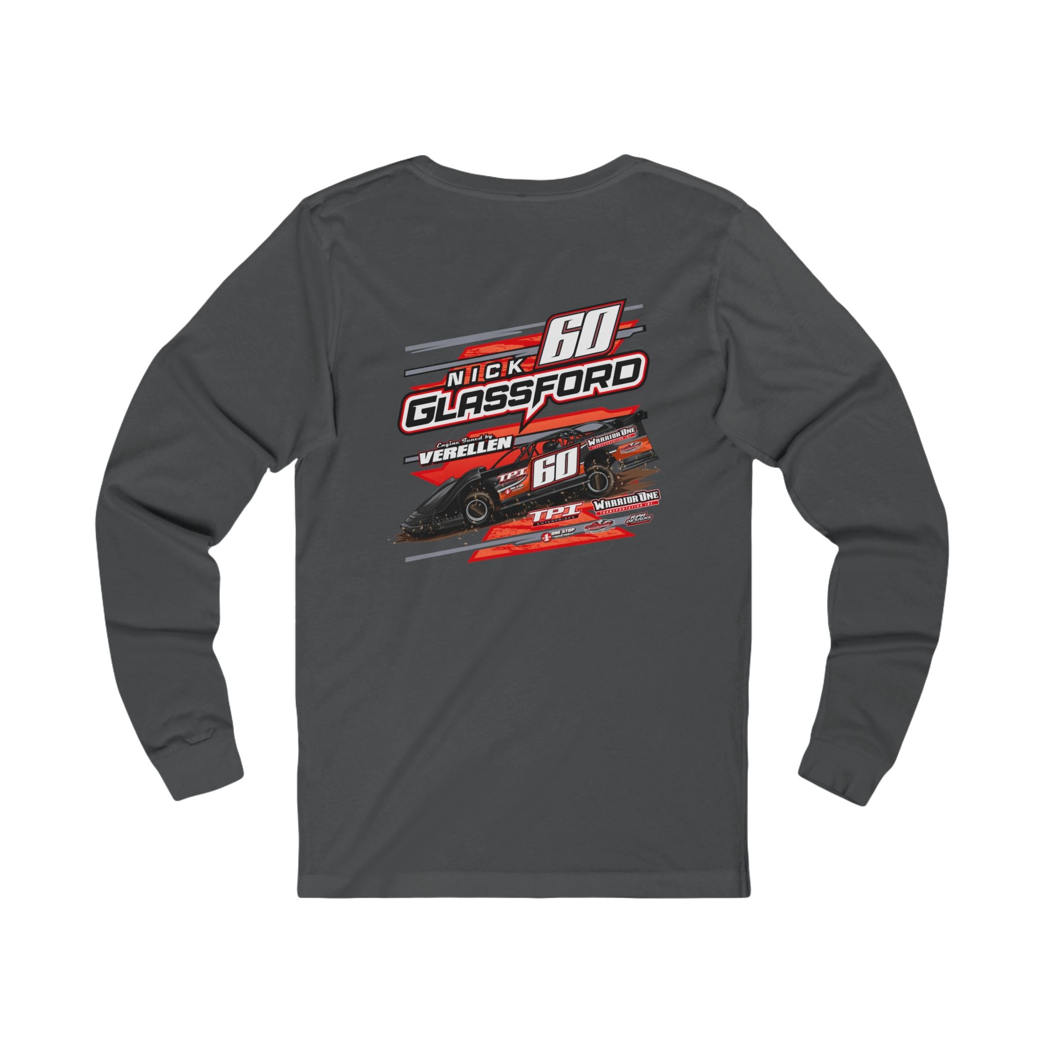 Nick Glassford Racing Adult Long Sleeve shirt
