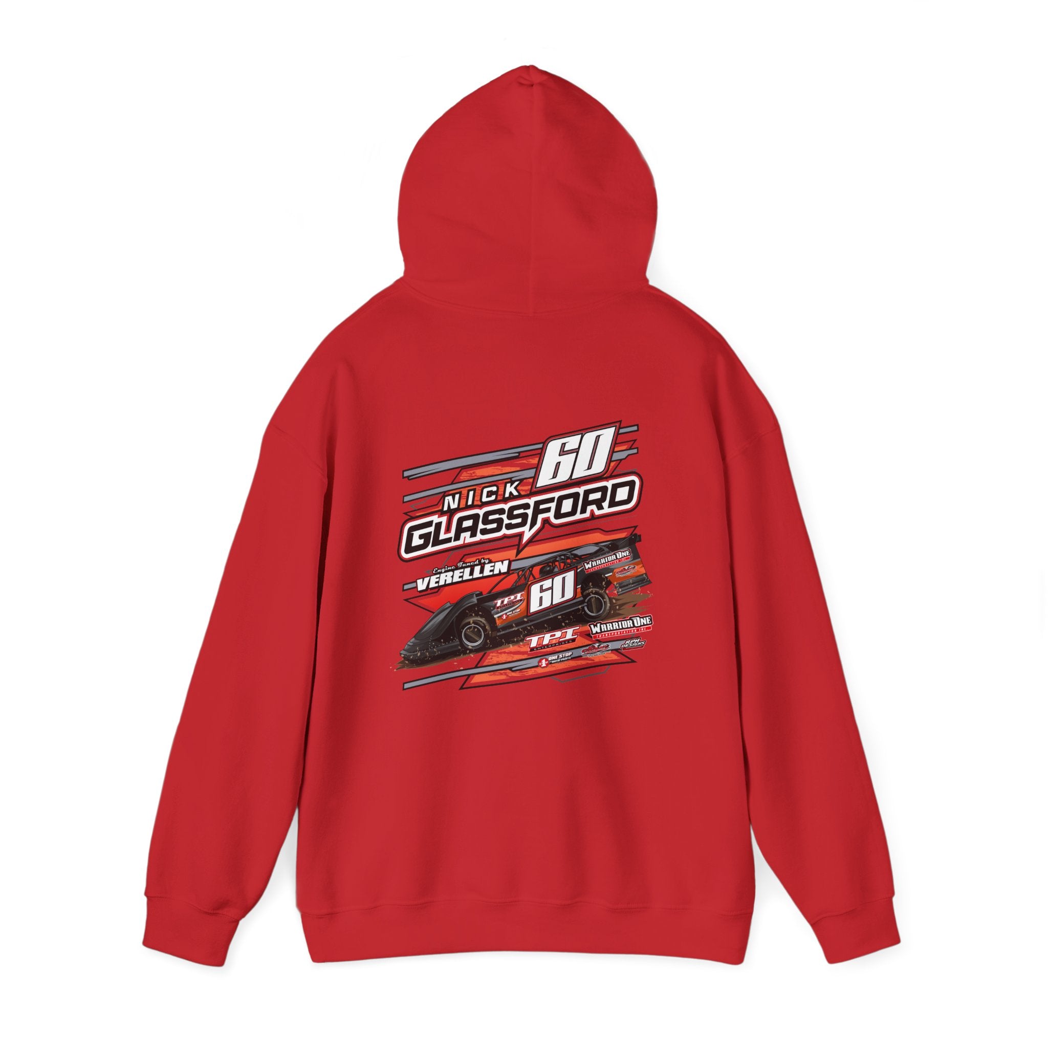 Nick Glassford Racing Adult Hoodie