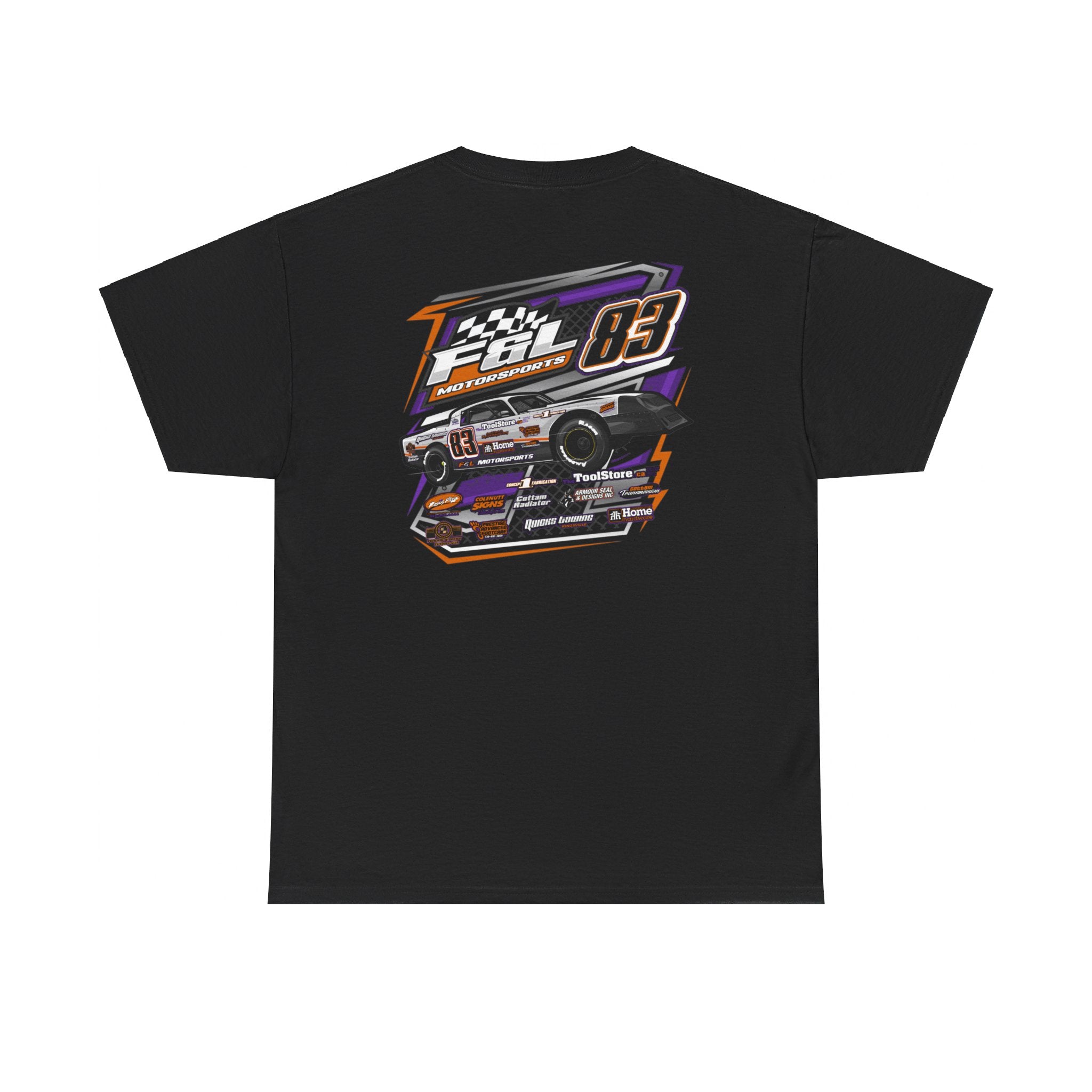 F&L Motorsports Adult Heavy Cotton Tee