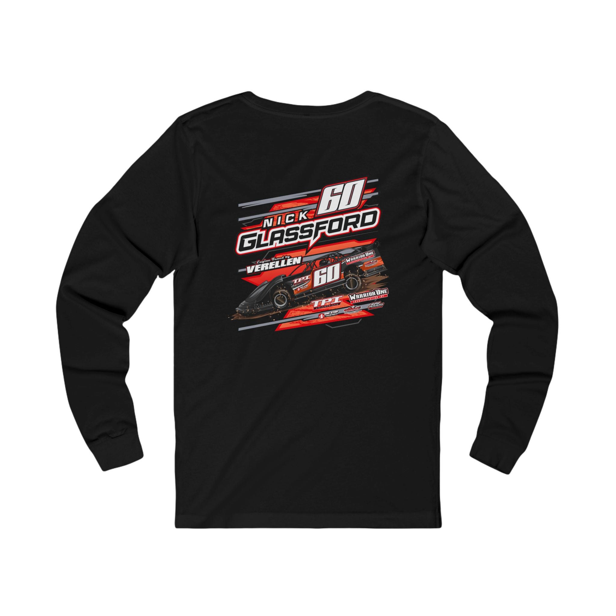 Nick Glassford Racing Adult Long Sleeve shirt
