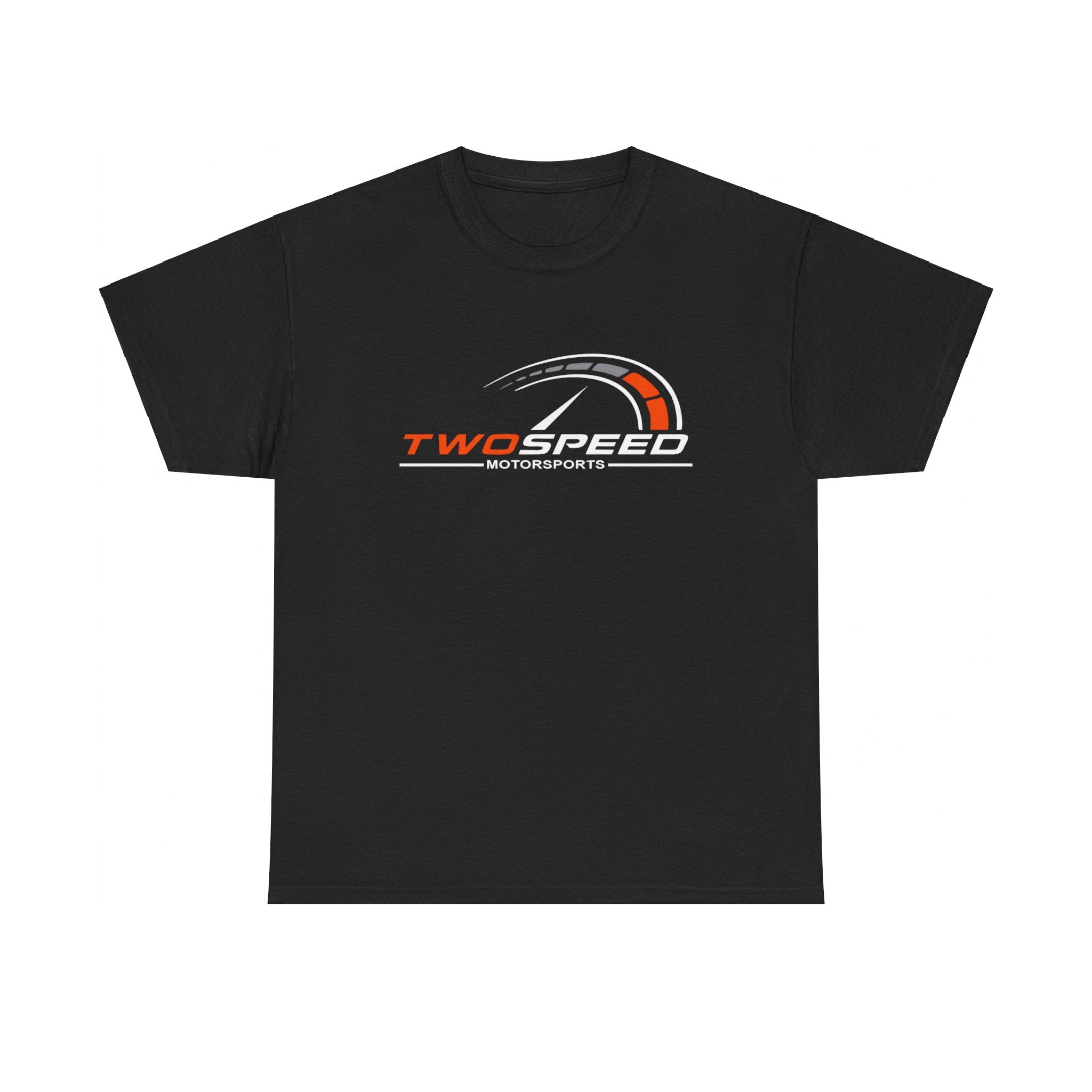 Two Speed Motorsports Horizontal logo Adult Heavy Cotton Tee