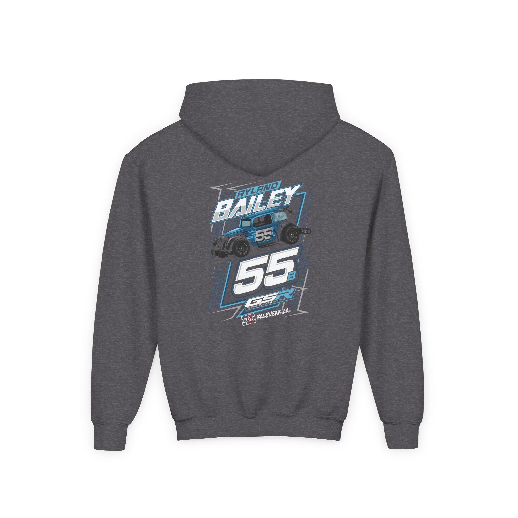Ryland Bailey Legends Racing Youth Gildan Hoodie