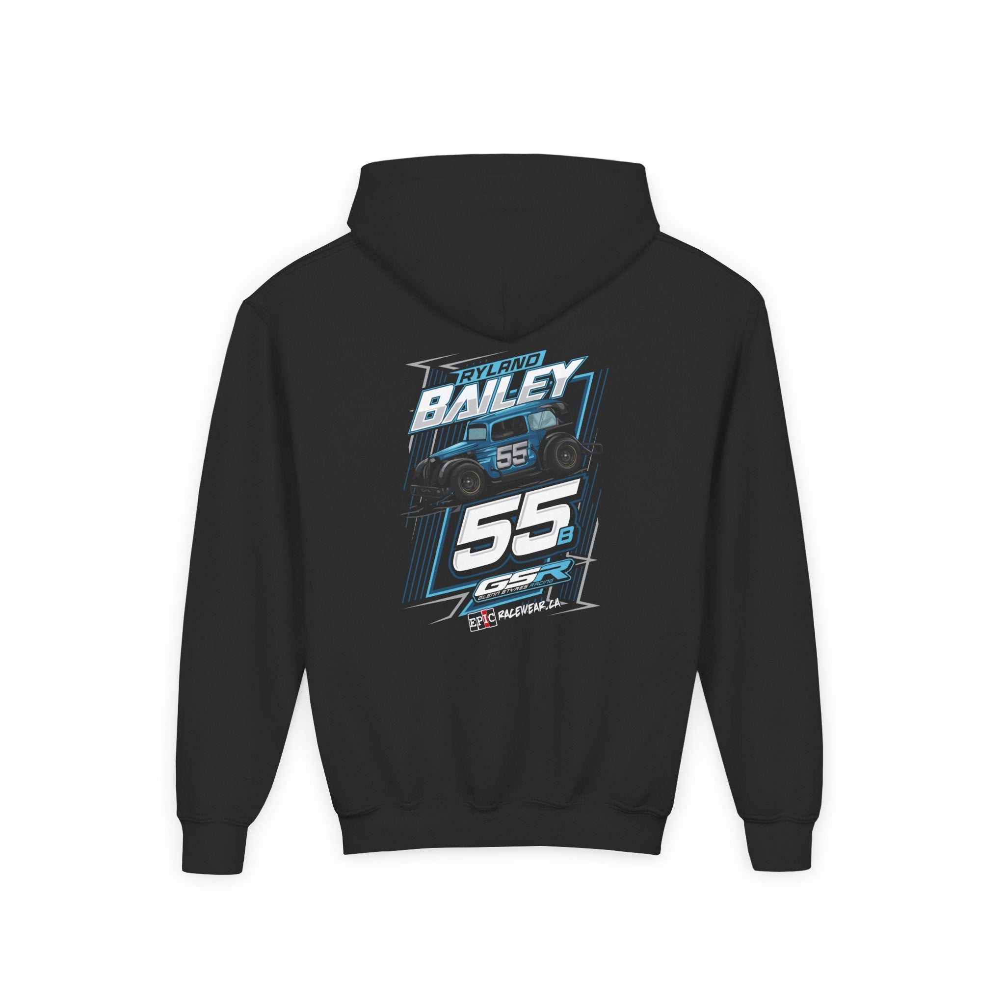 Ryland Bailey Legends Racing Youth Gildan Hoodie