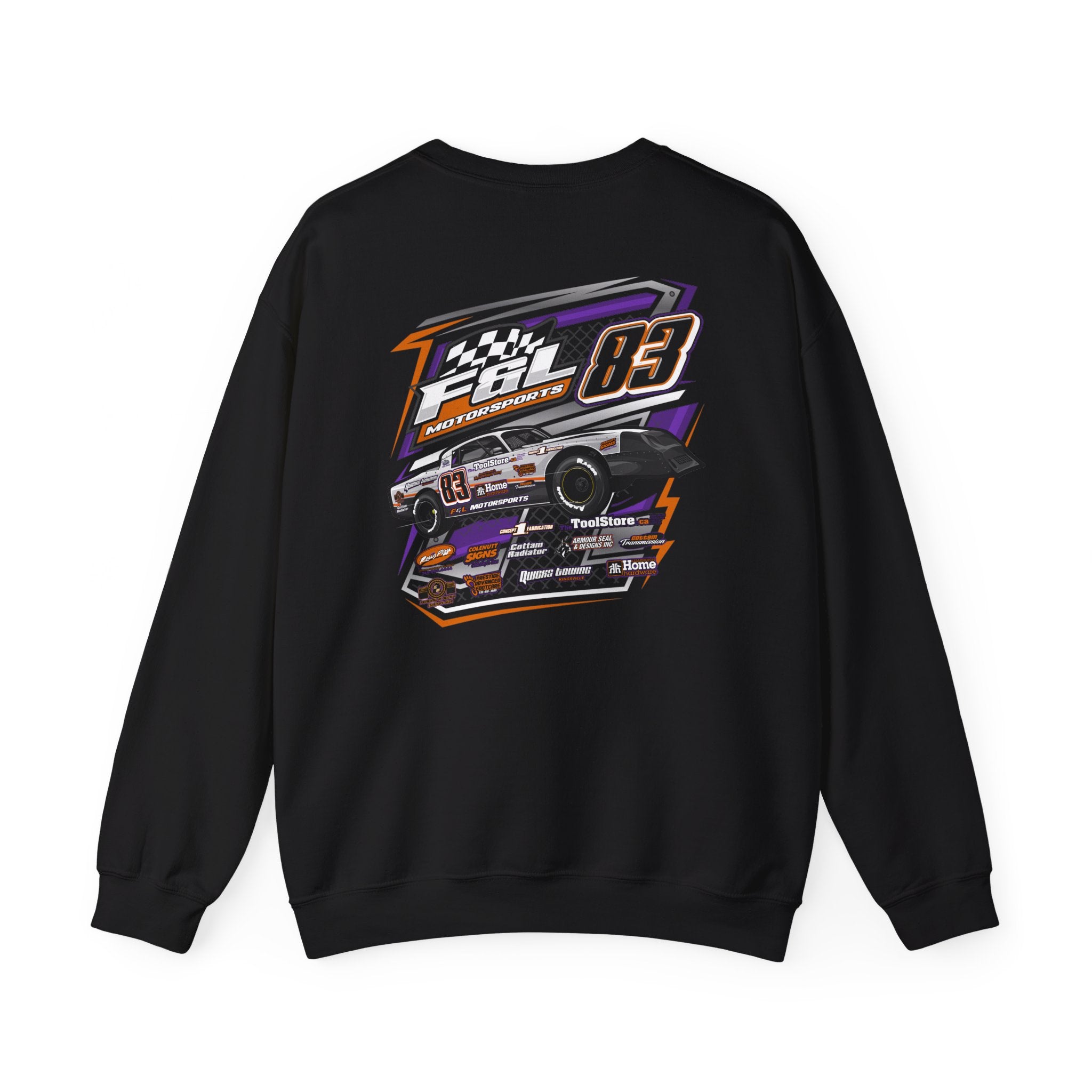 F&L Motorsports Adult Crewneck sweater