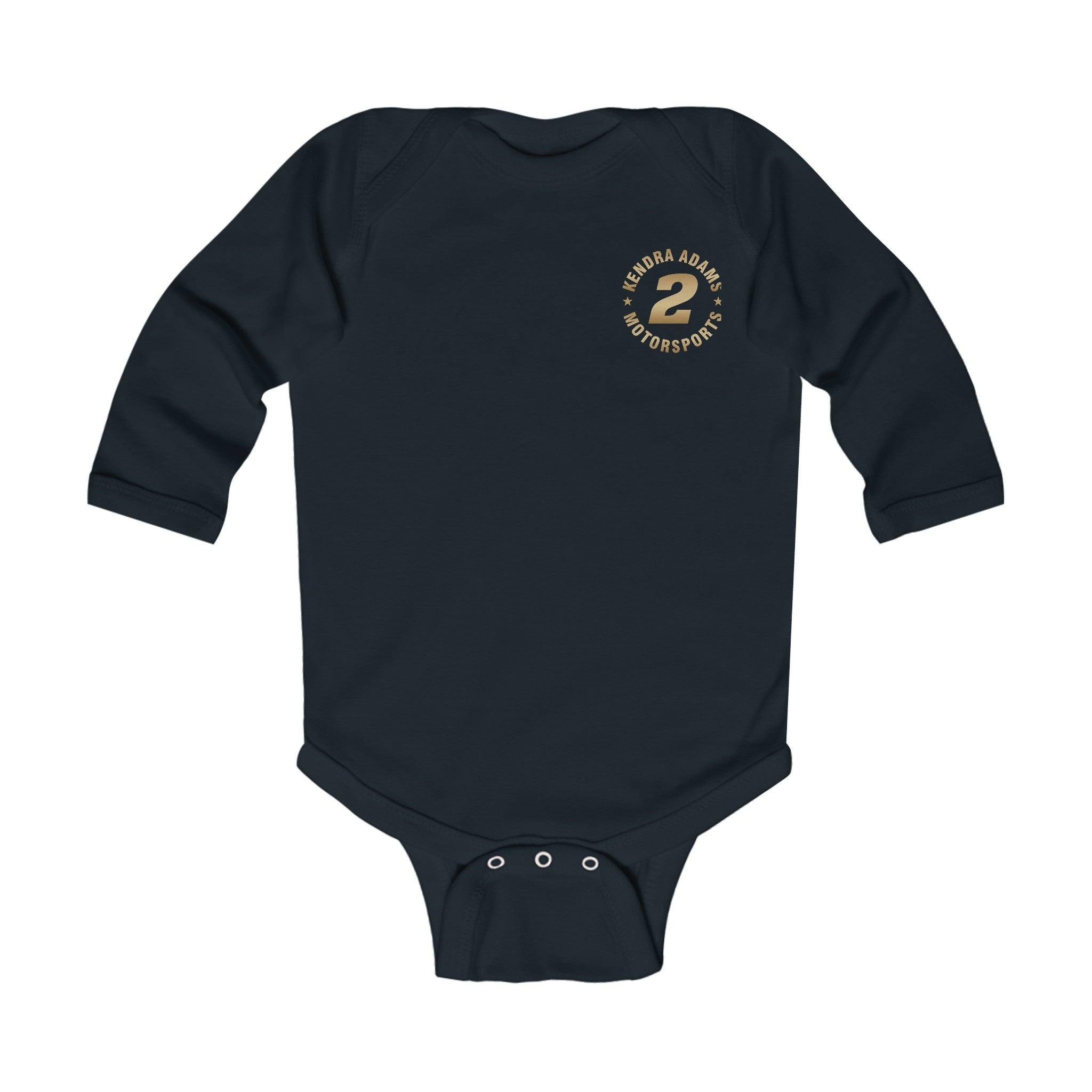 Kendra Adams Motorsports 2024 Infant long sleeve onesie