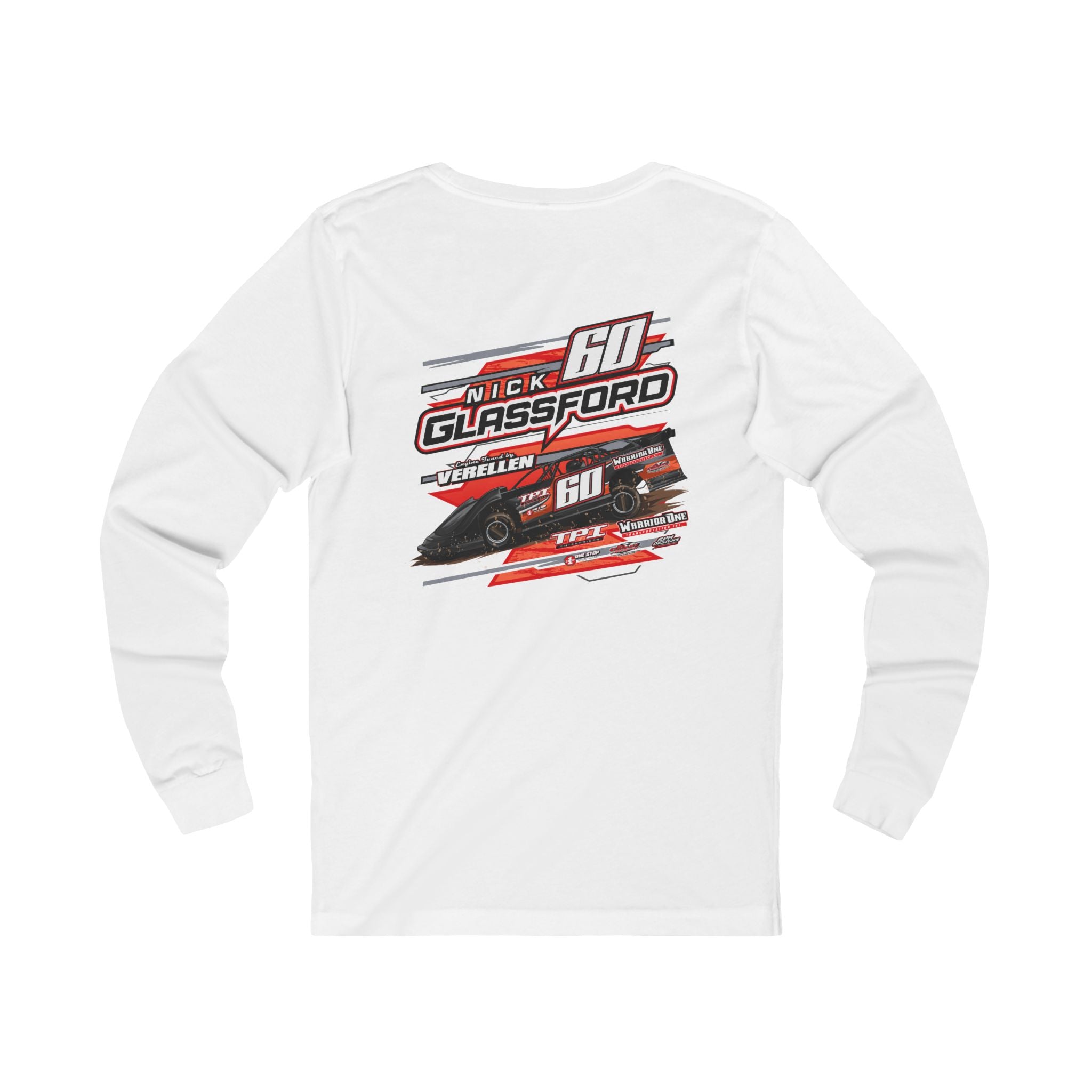 Nick Glassford Racing Adult Long Sleeve shirt