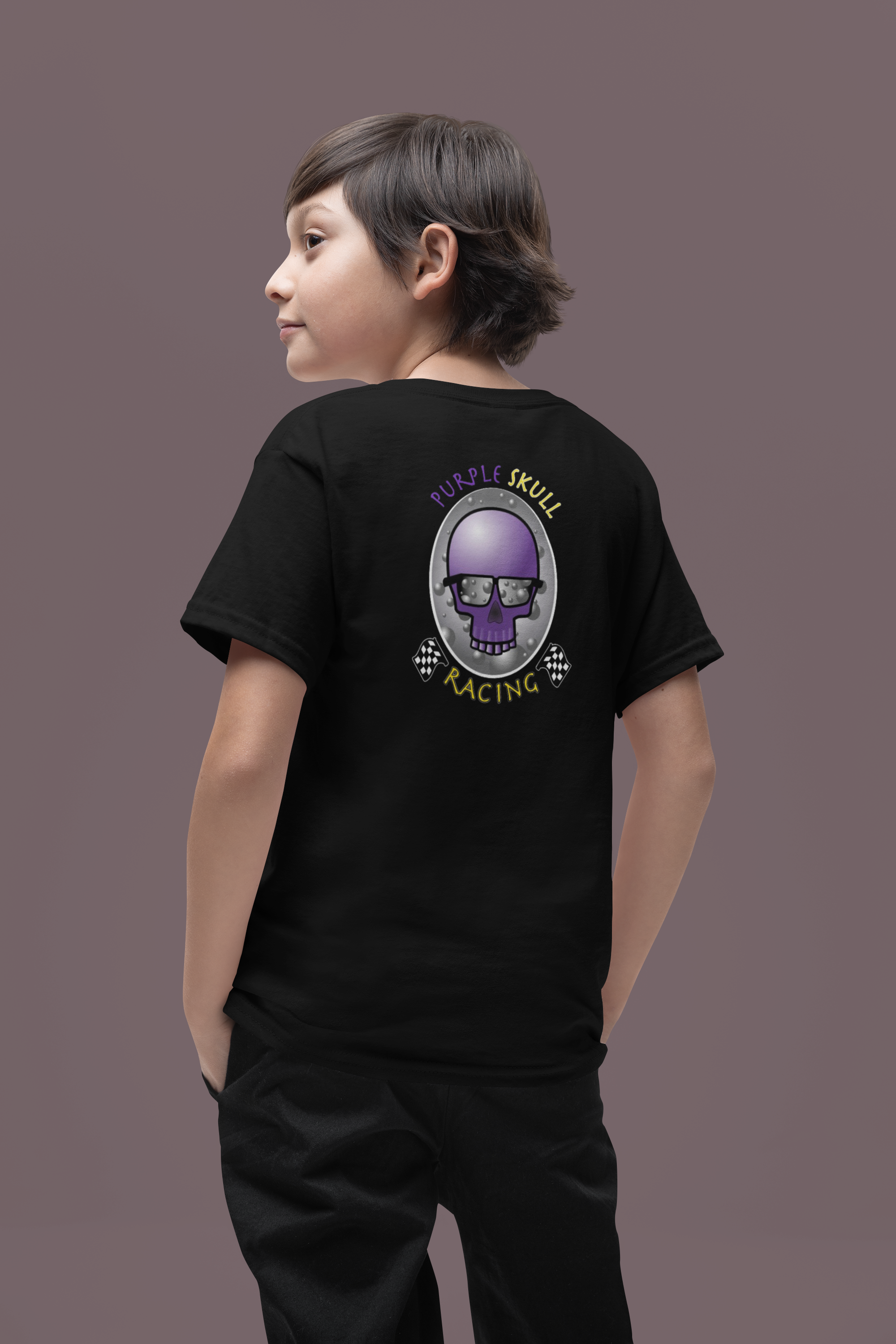 Purple Skull Racing Youth t-shirt