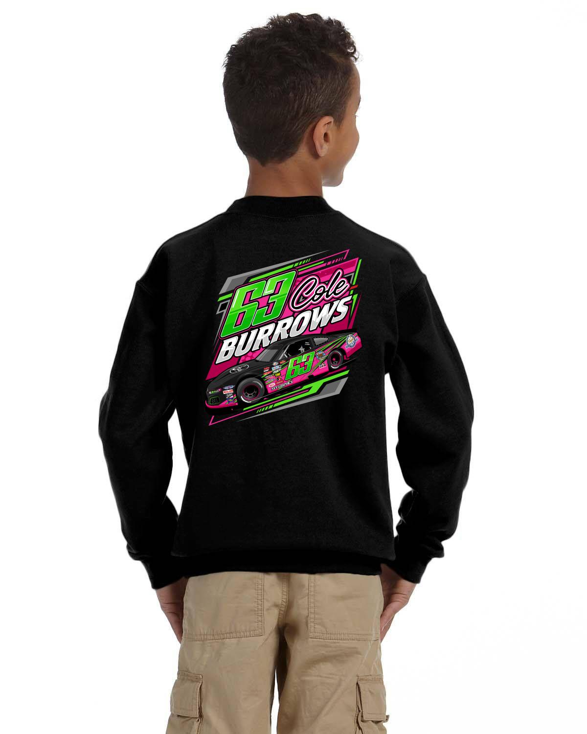 Cole Burrows Racing Youth Crew neck sweater