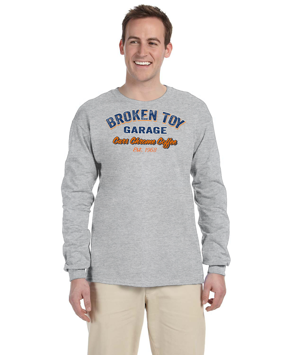 Broken Toy Garage Adult Long-Sleeve T-Shirt