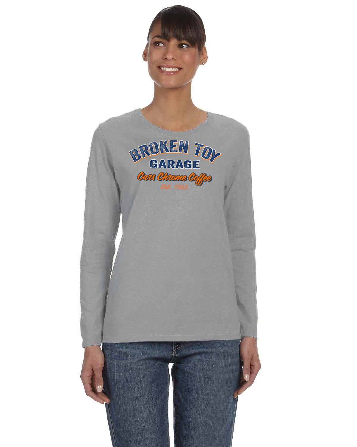 Broken Toy Garage Ladies' Long-Sleeve T-Shirt