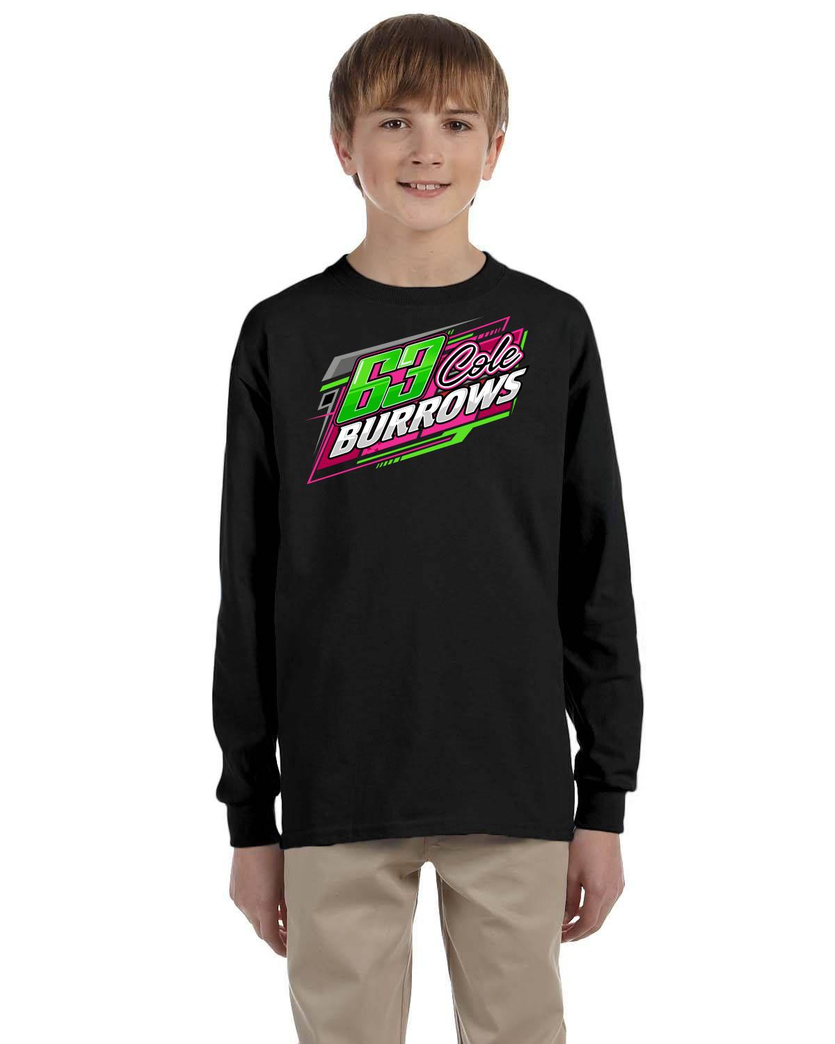 Cole Burrows Racing Youth Long-Sleeve T-Shirt