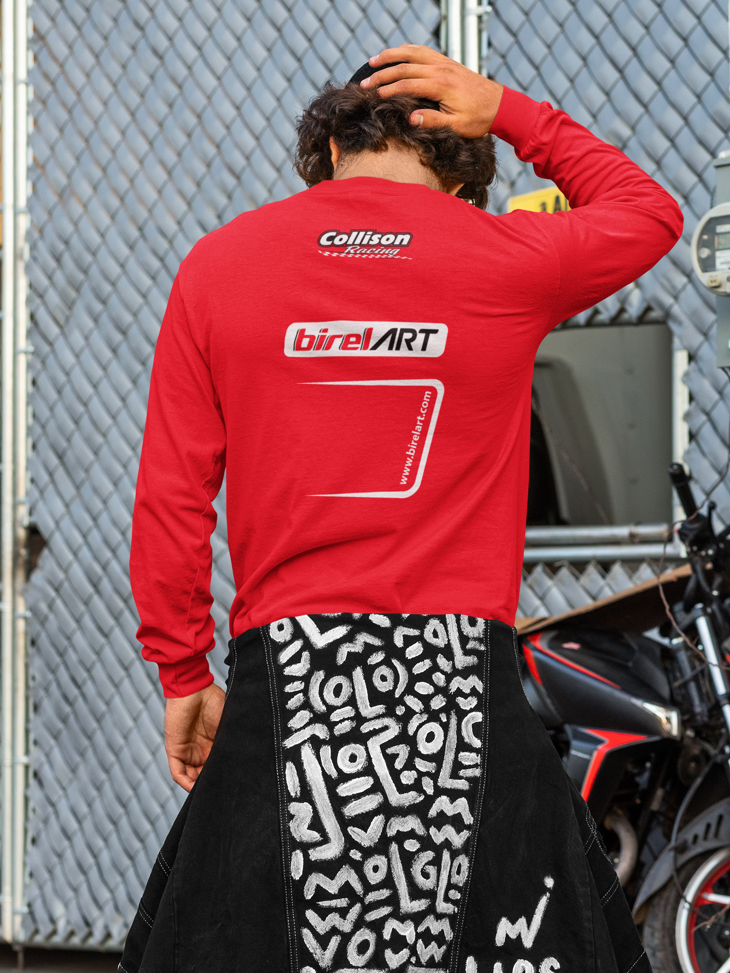 Collison Racing / Birel Men's 2 Side Long Sleeve Shirt