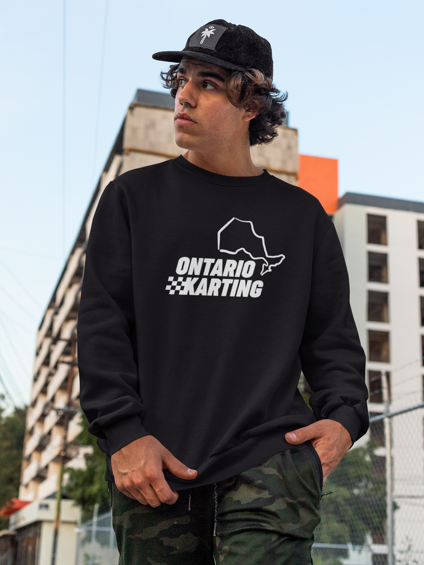 Ontario Karting Crewneck Sweater