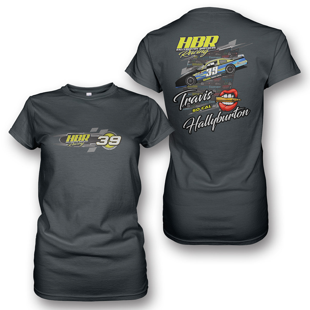 Travis Hallyburton Racing Ladies' T-Shirt (v2)
