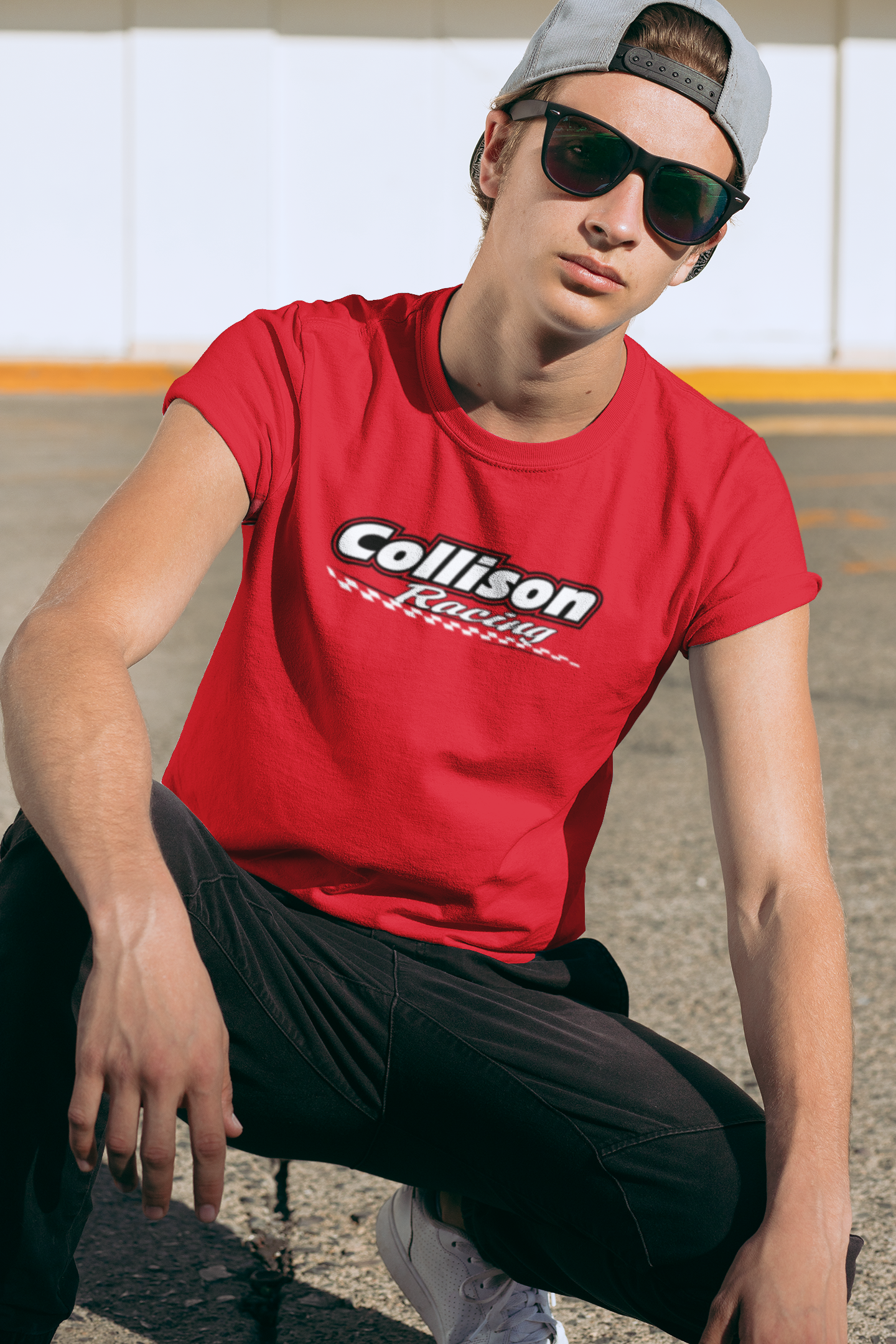 Collison Racing / Birel Men's 2 Side T-Shirt (S-XL)