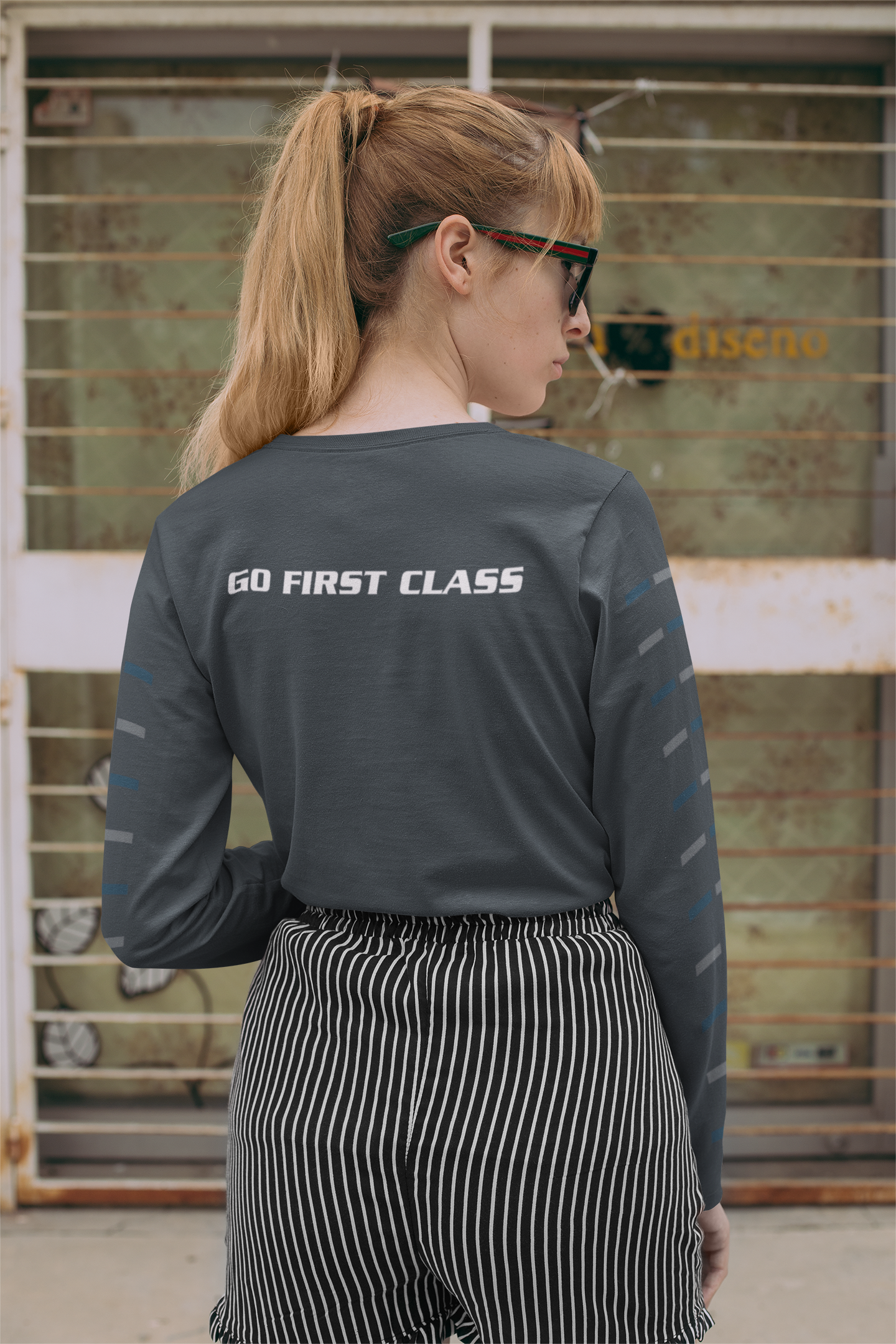 First Class Racing DBL side Ladies' Long Sleeve