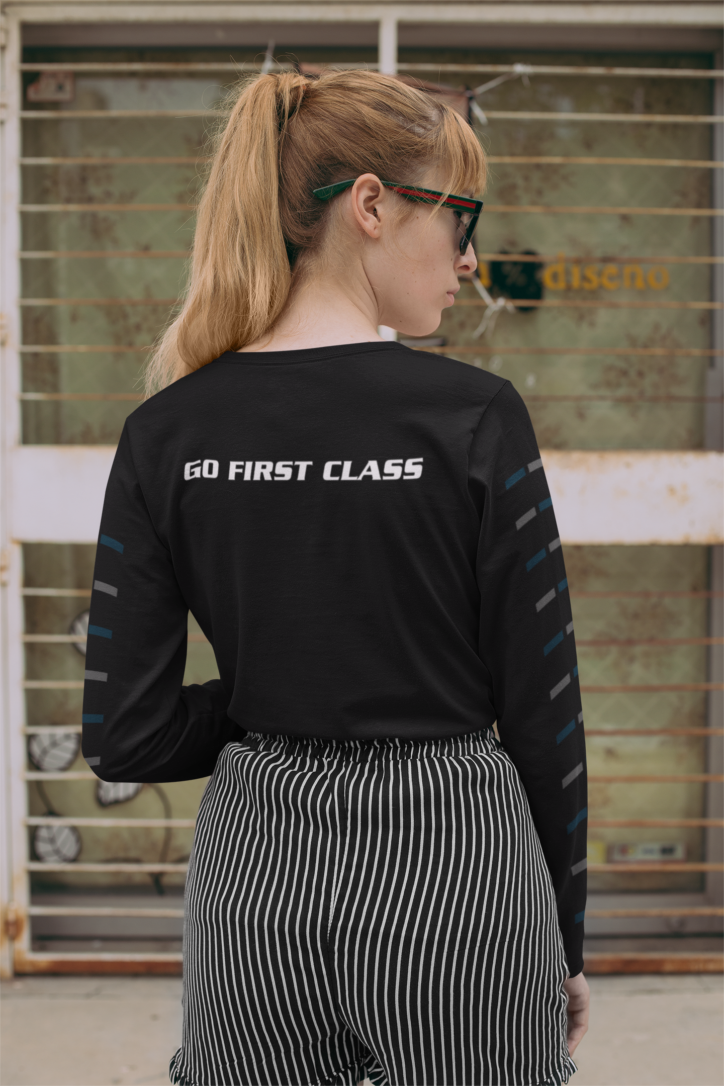 First Class Racing DBL side Ladies' Long Sleeve