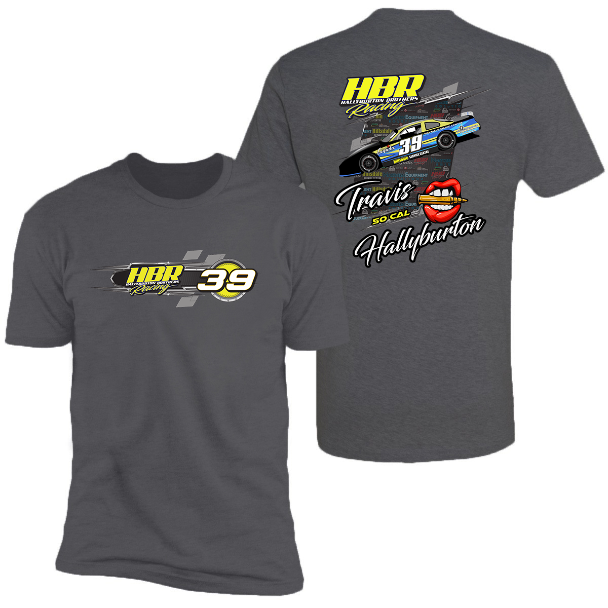 Travis Hallyburton Racing Men’s T-Shirt (v2) S-XL