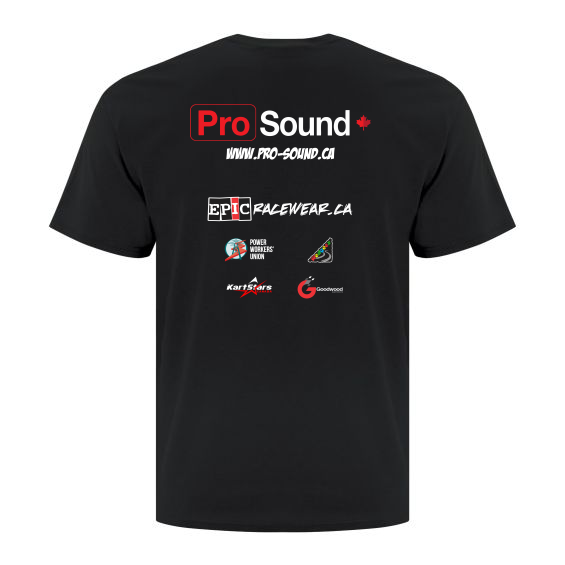 2022 Adult Pro Sound Racing 2 side Cotton t shirt 2022