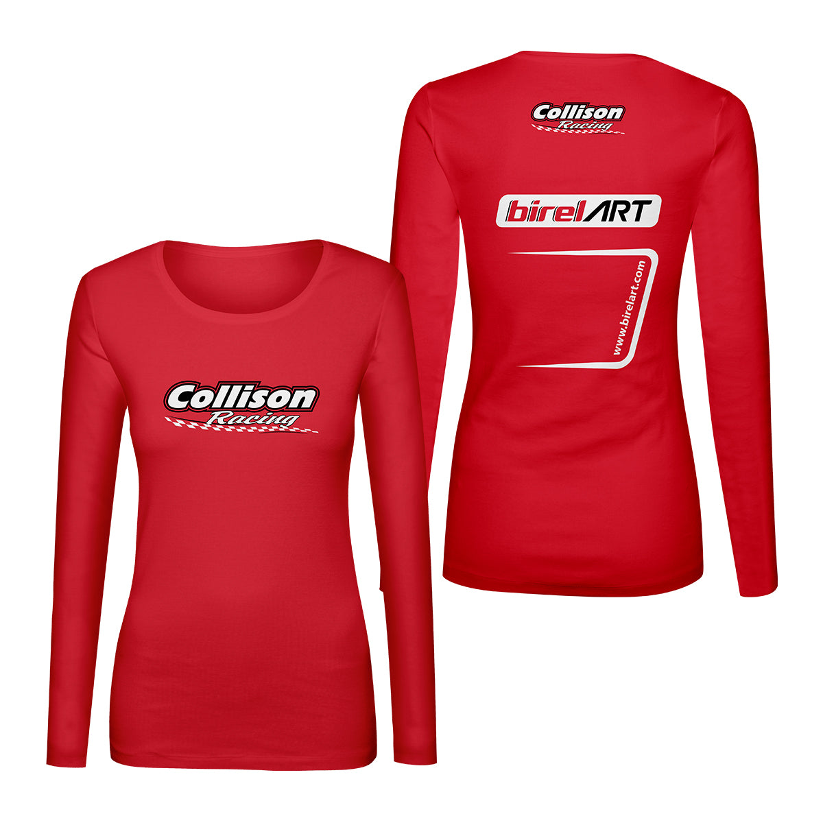 Collison Racing / Birel Ladies Long Sleeve 2 Side Shirt