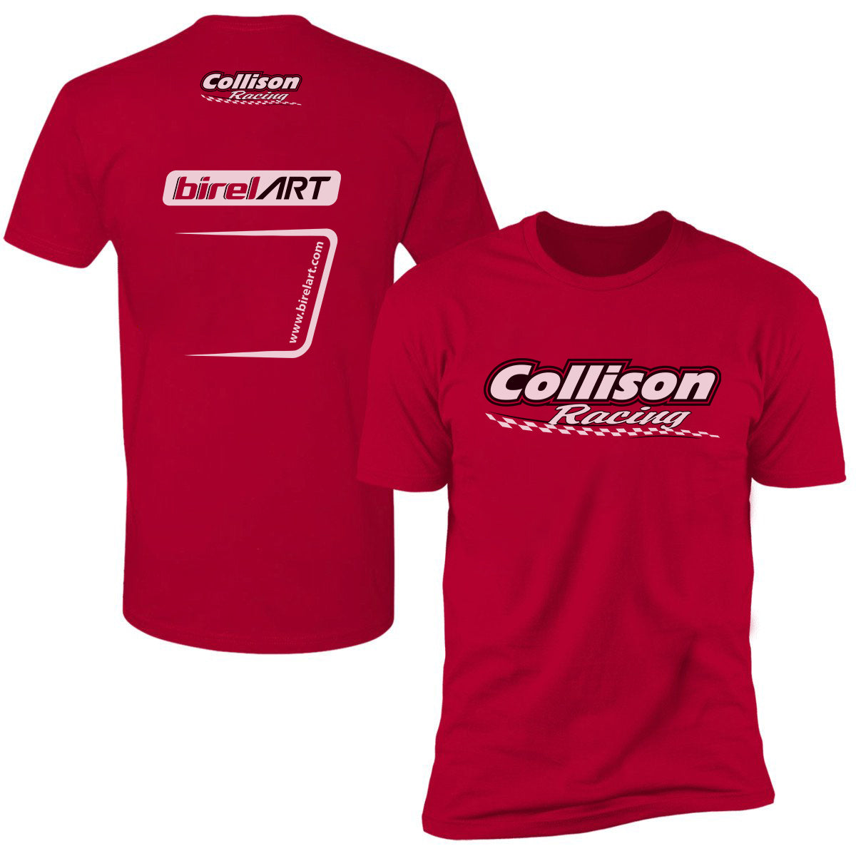 Collison Racing / Birel Men's 2 Side T-Shirt (S-XL)