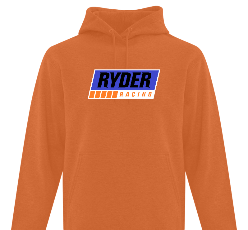Ryder White Racing Adult Hoodie