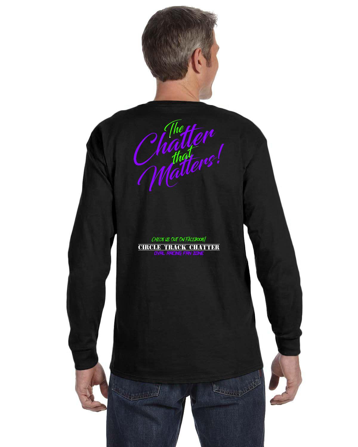 Circle Track Chatter Adult Long-Sleeve T-Shirt