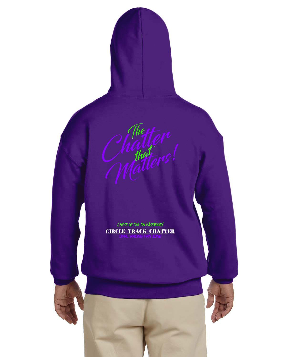 Circle Track Chatter  Adult Hoodie