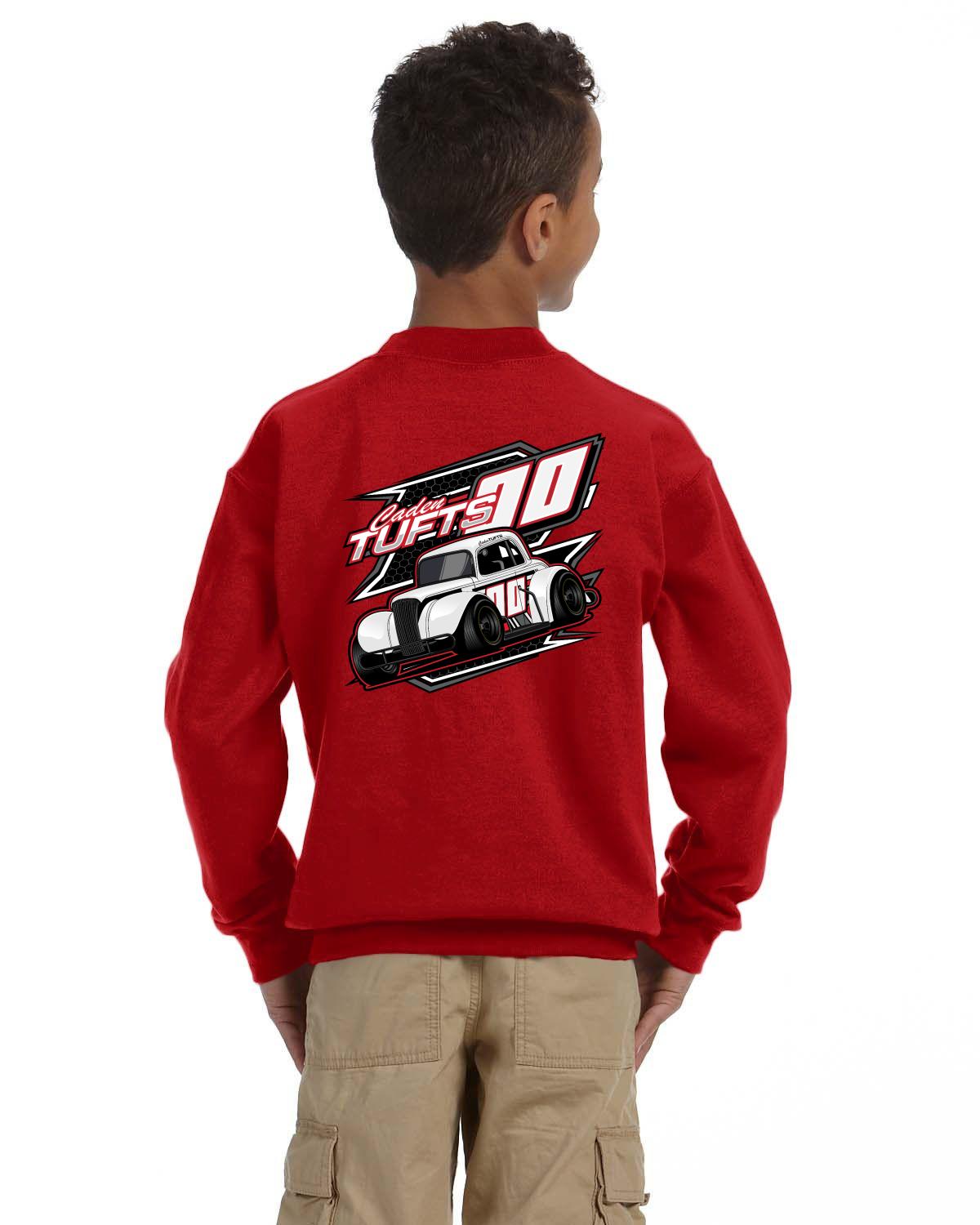 Caden Tufts Legends Racing Youth Crew Neck Sweater