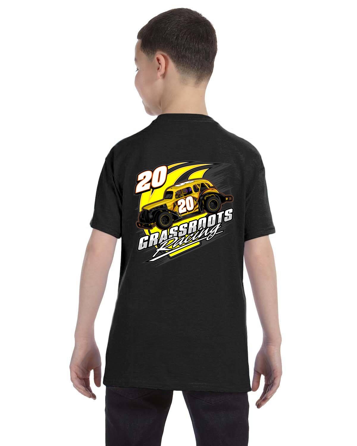 Cole McFadden / Grassroots Racing Youth tshirt