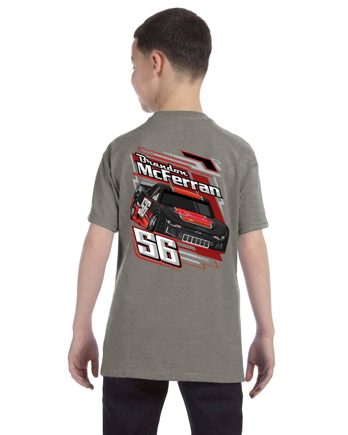 Brandon McFerran Racing Youth tshirt