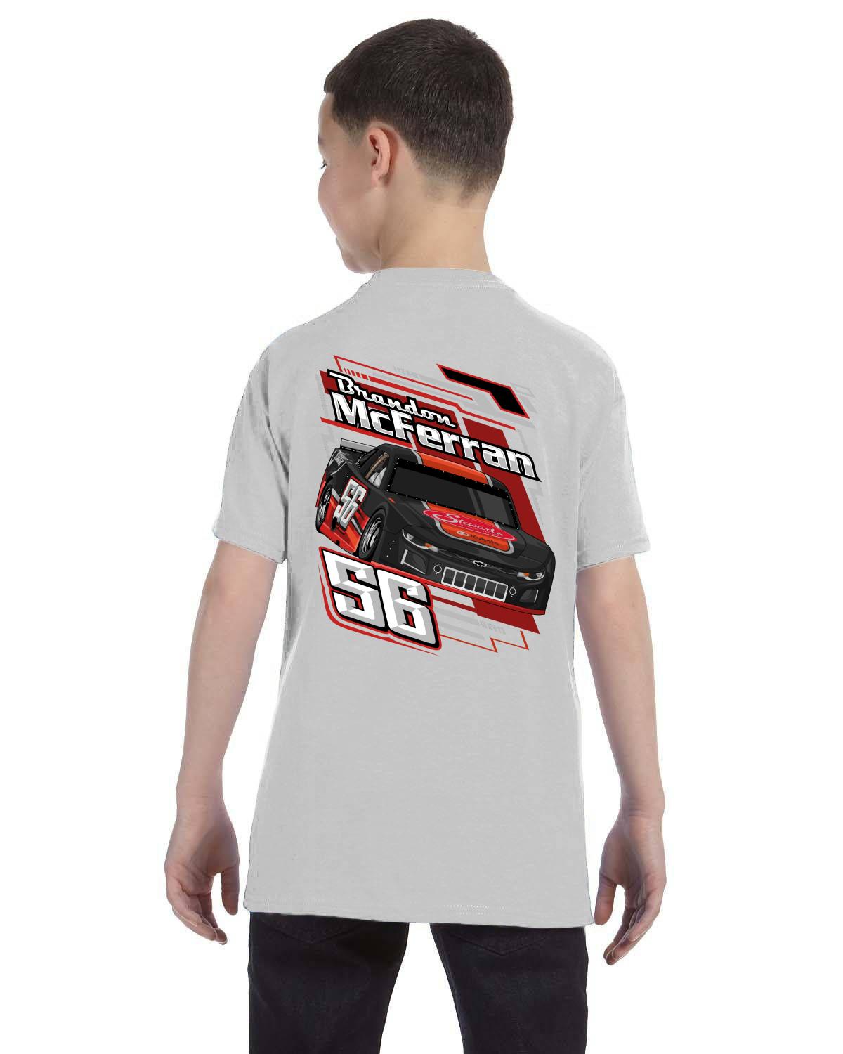 Brandon McFerran Racing Youth tshirt