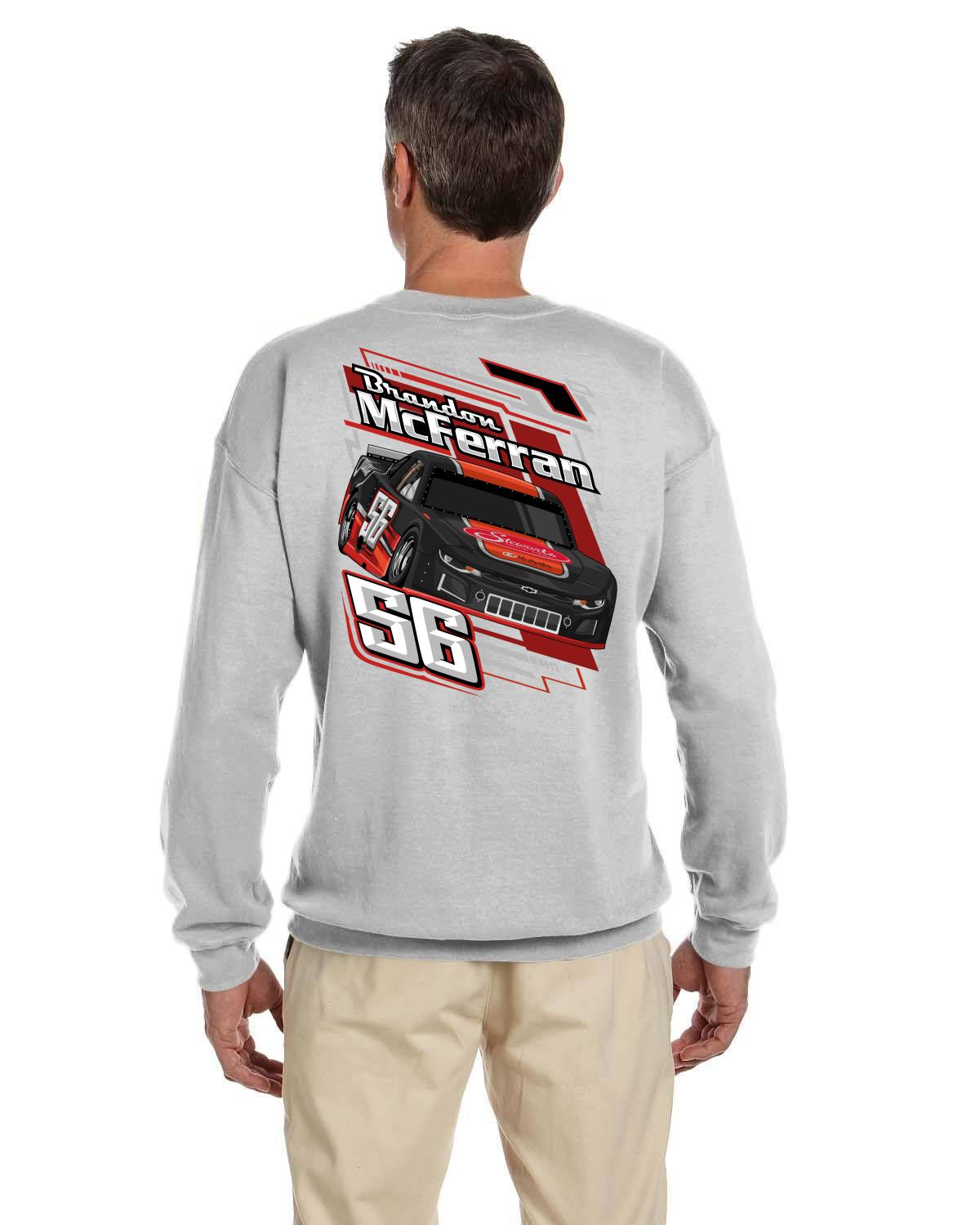 Brandon McFerran Racing Adult crew neck sweater