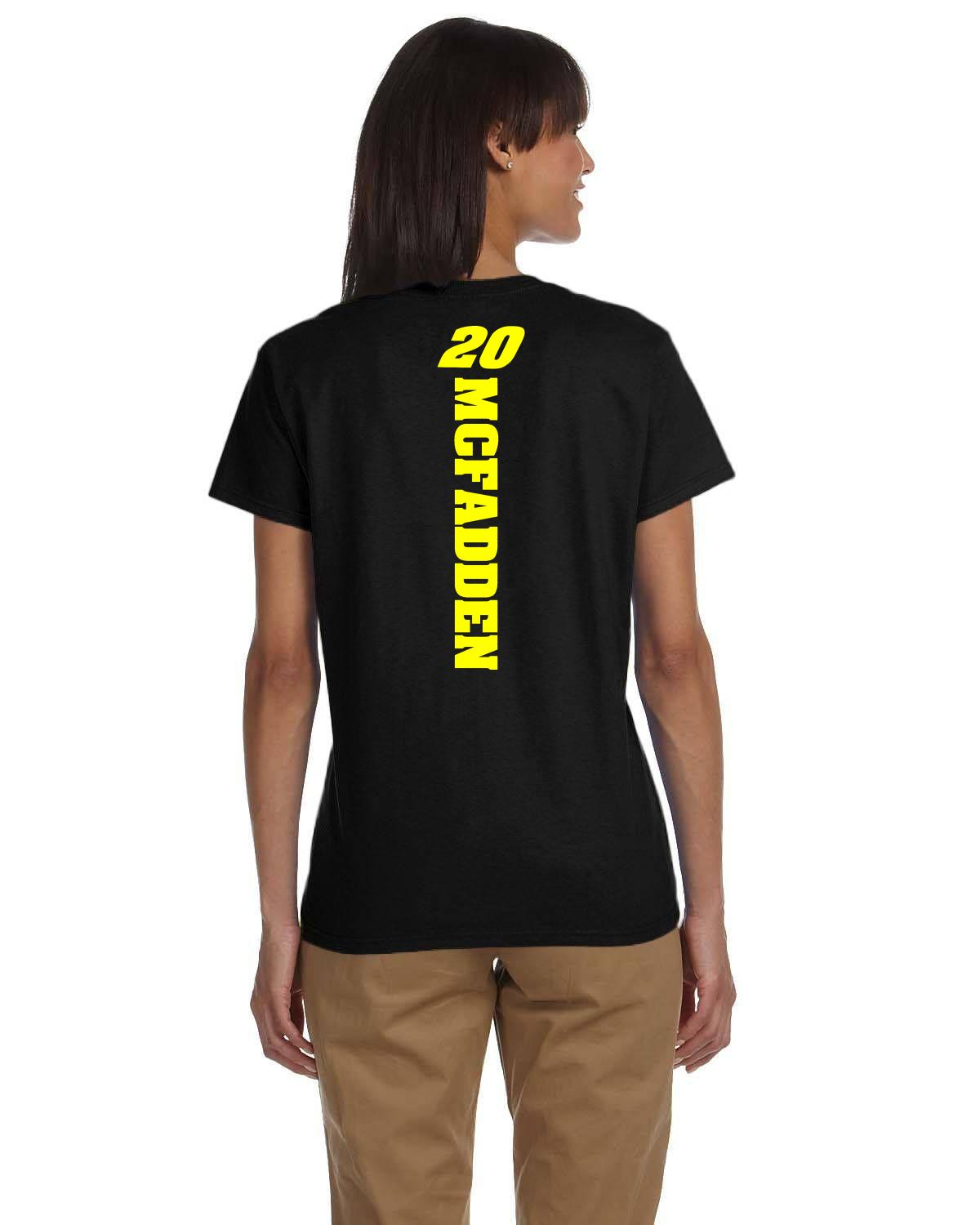 Cole McFadden / Grassroots Racing Name/number Ladies tshirt