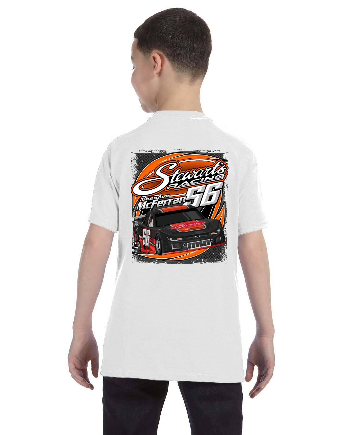 Stewart's Racing Brandon McFerran 56 Youth tshirt