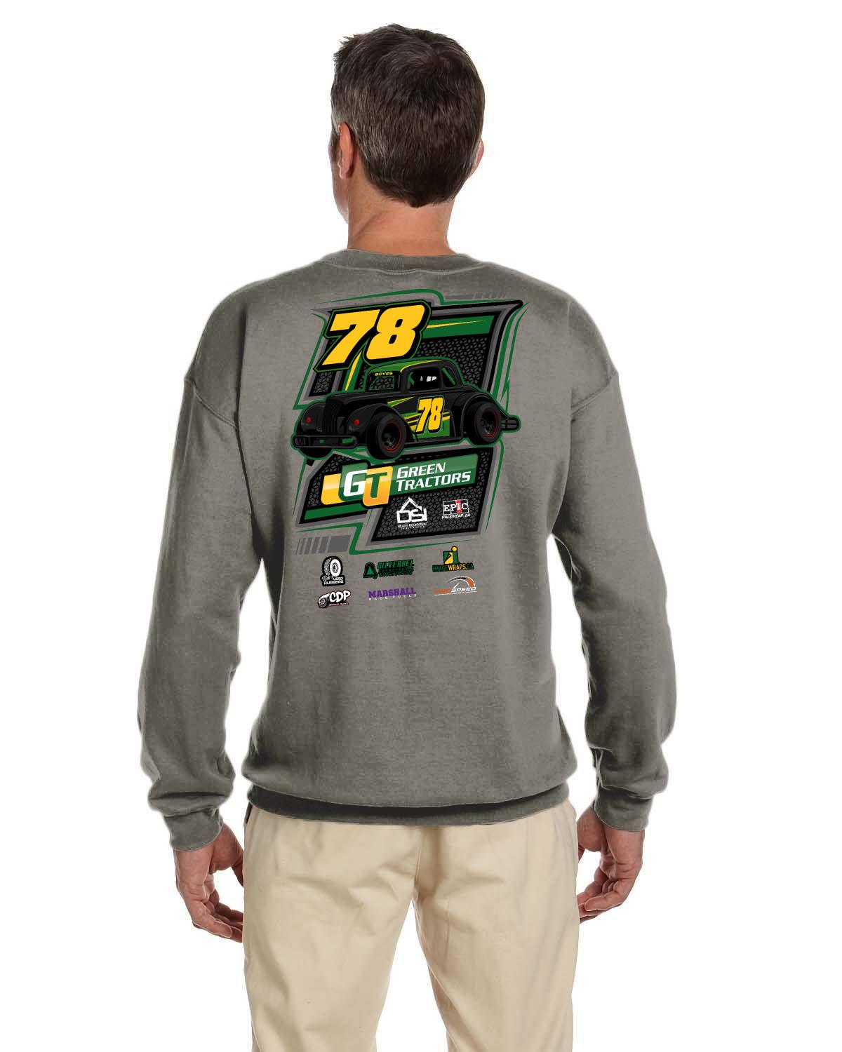 Matt Boyes Family Motorsports Legend Car Crew neck sweater