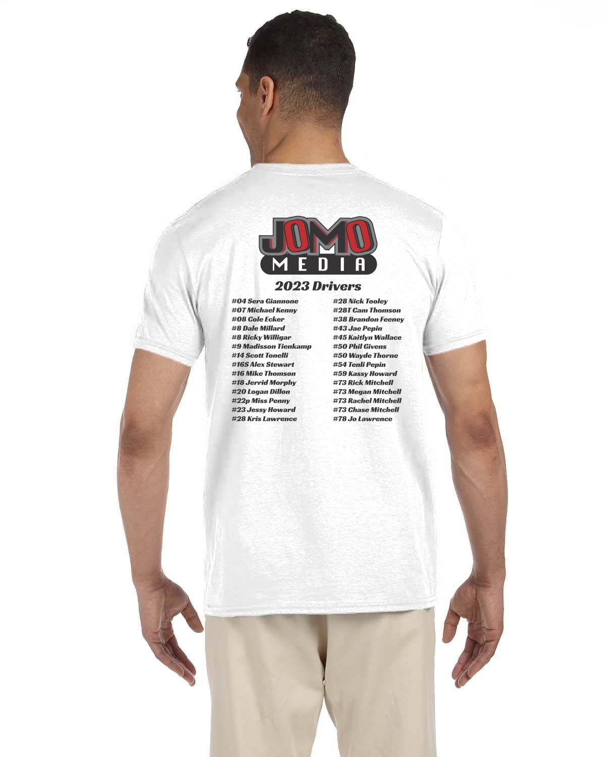 JOMO Media 2023 Drivers Men's SoftStyle tshirt
