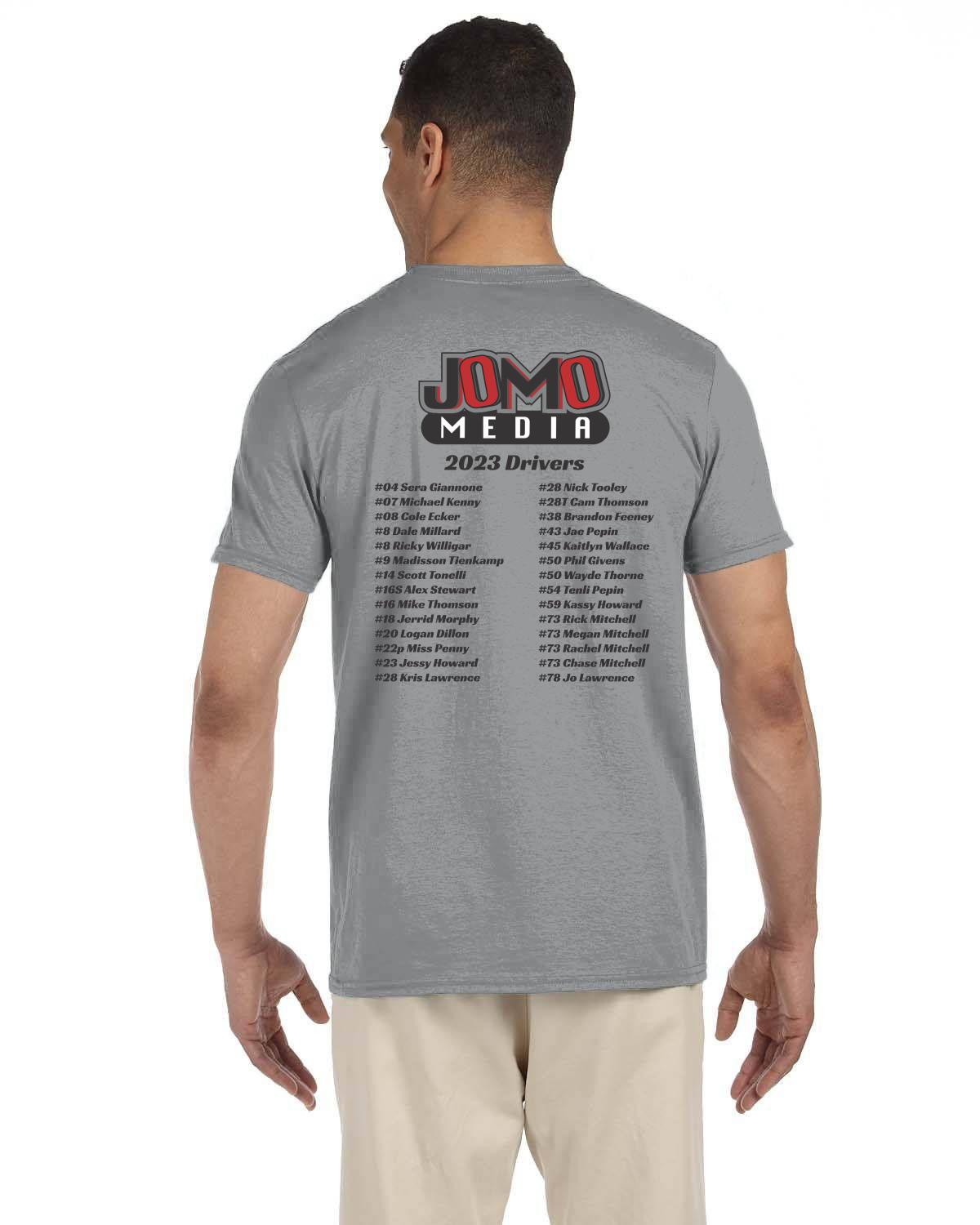 JOMO Media 2023 Drivers Men's SoftStyle tshirt