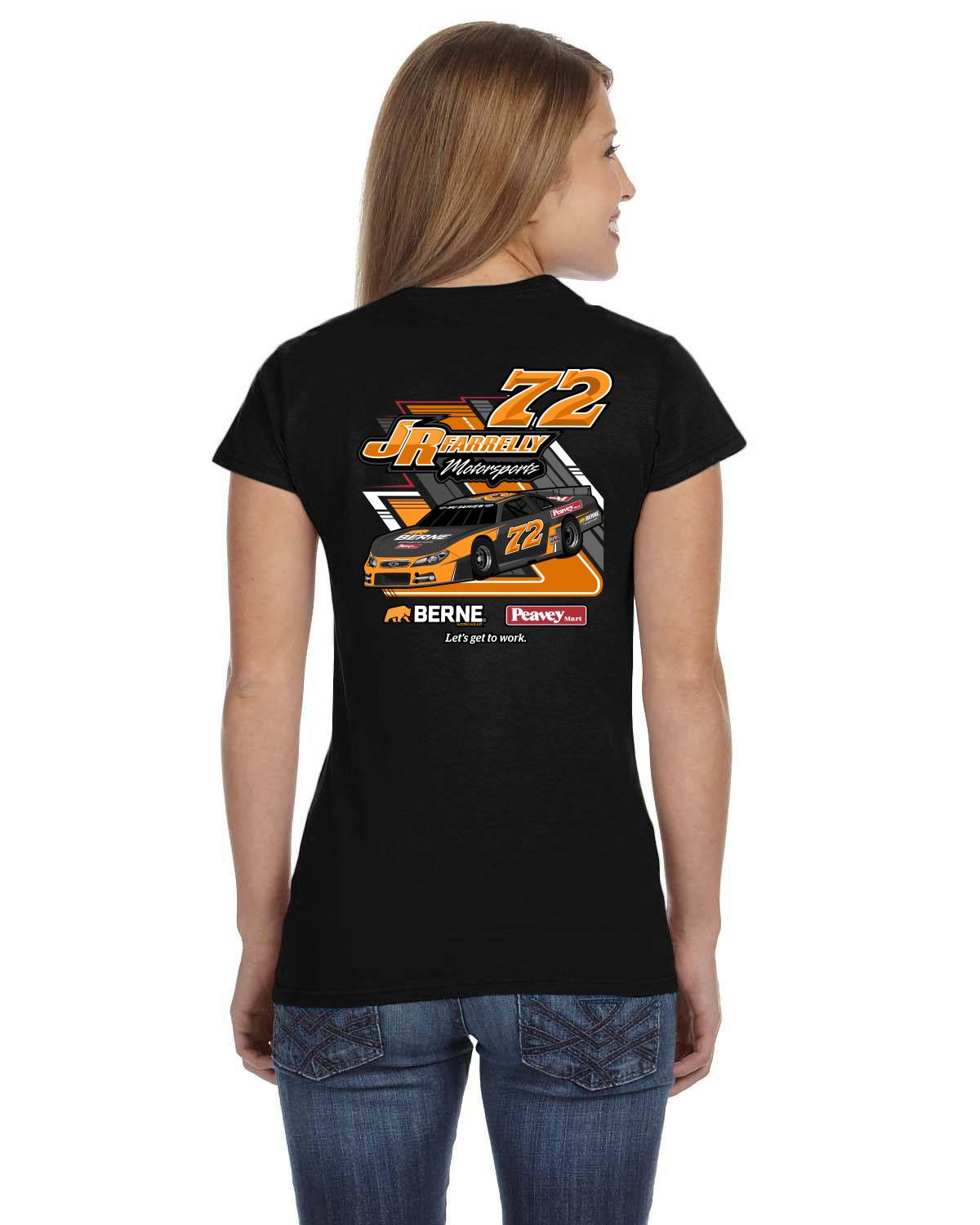 Jr. Farrelly Motorsports / BERNE-Peavey Racing Ladies' T-shirt