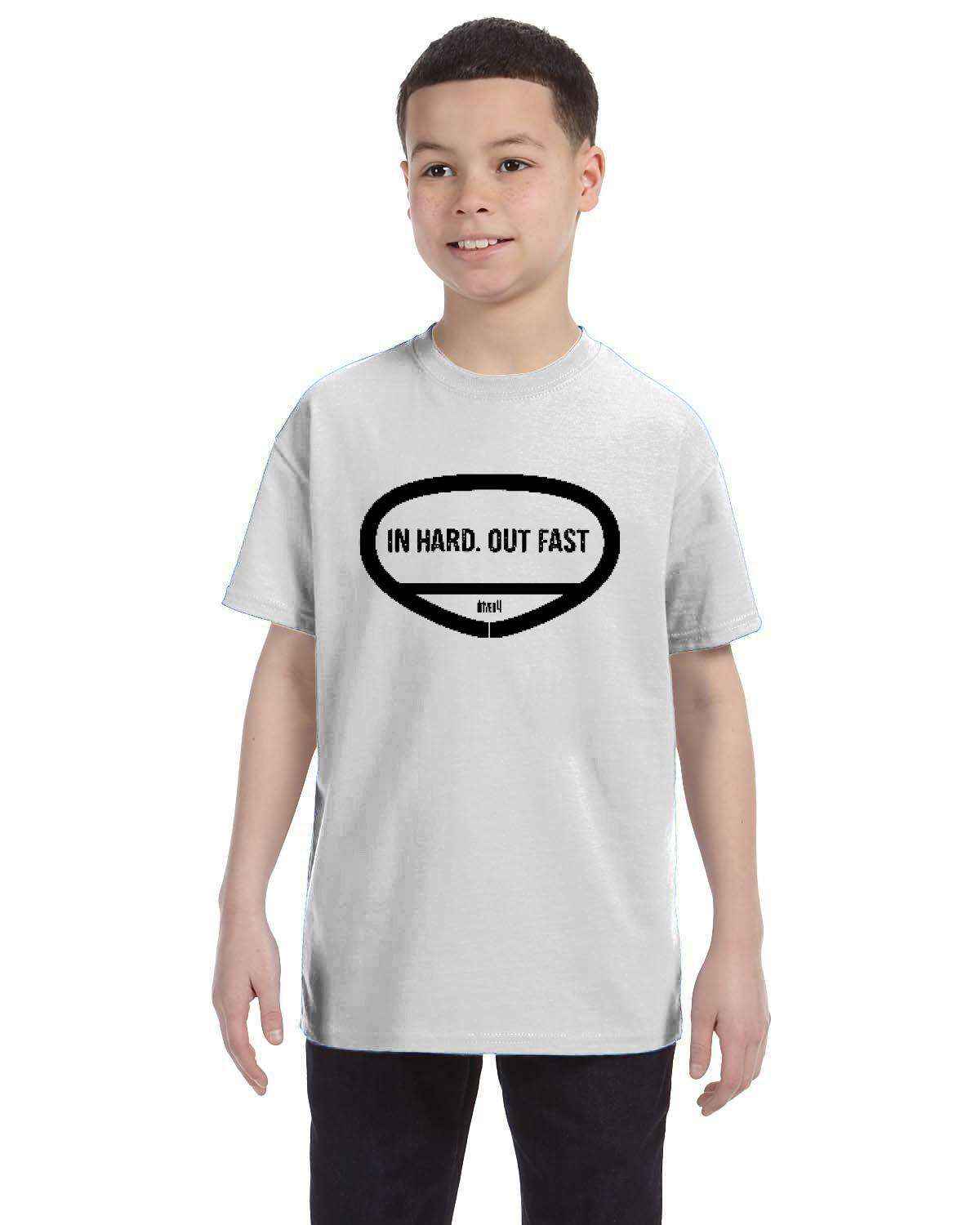 D4C Kid's T-Shirt - In Hard Out Fast