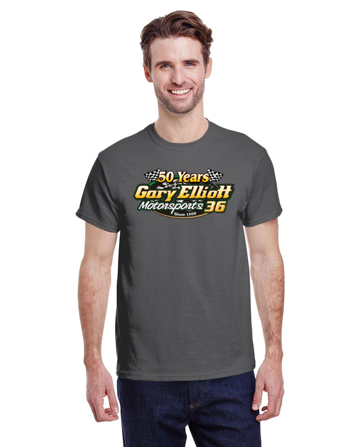 Gary Elliott Motorsports 50 Years Men's T-Shirt (S-XL)