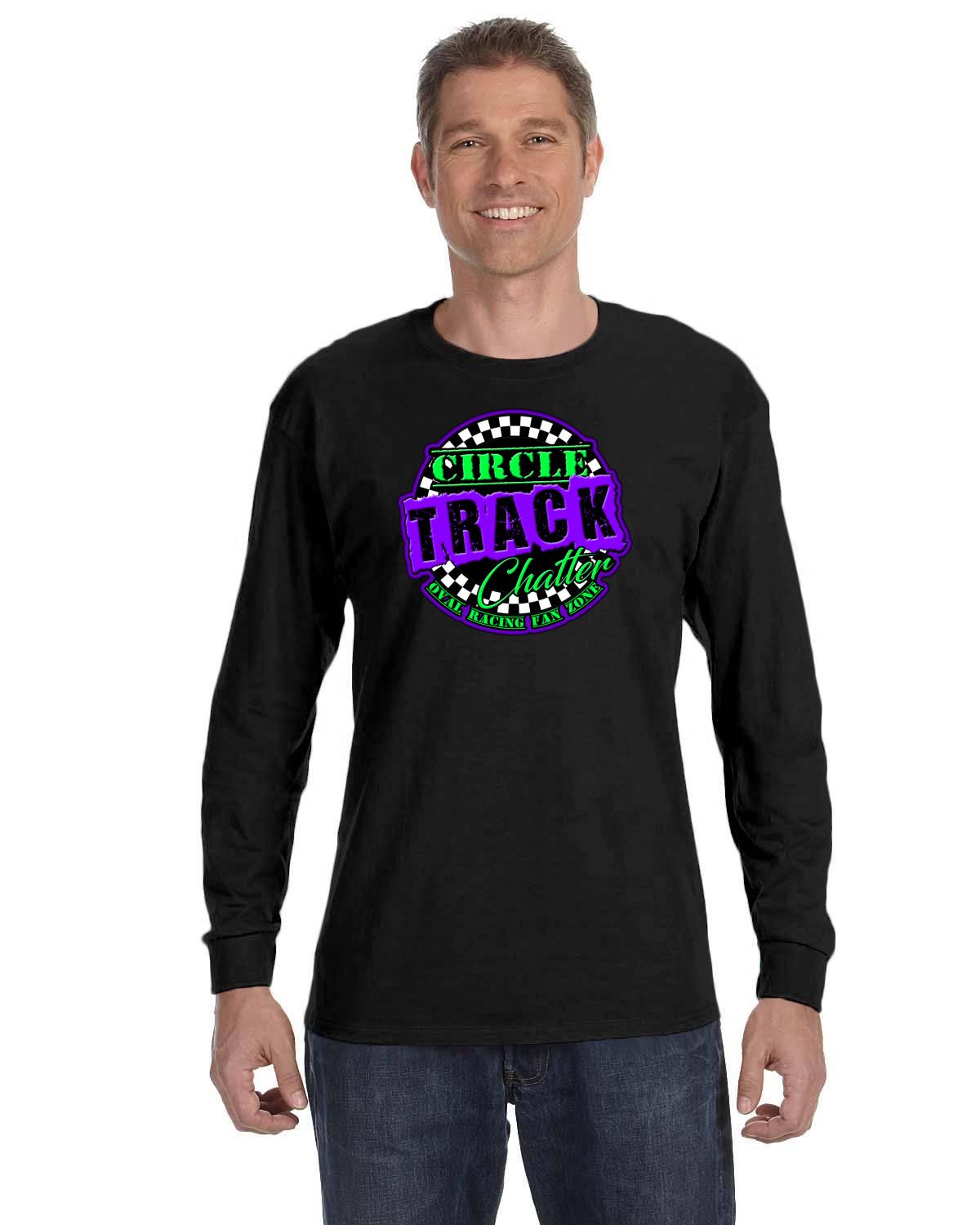 Circle Track Chatter Adult Long-Sleeve T-Shirt