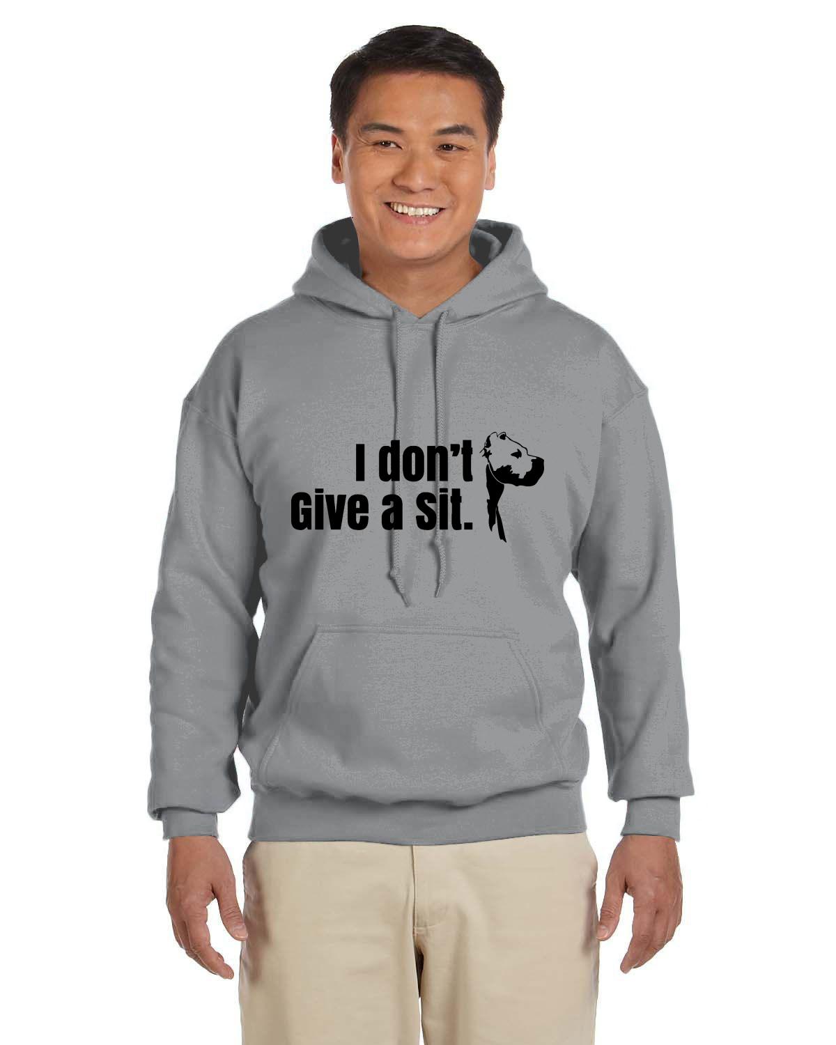 CDAC "I Don't Give A Sit" Adult Pullover Hoodie Light Colours
